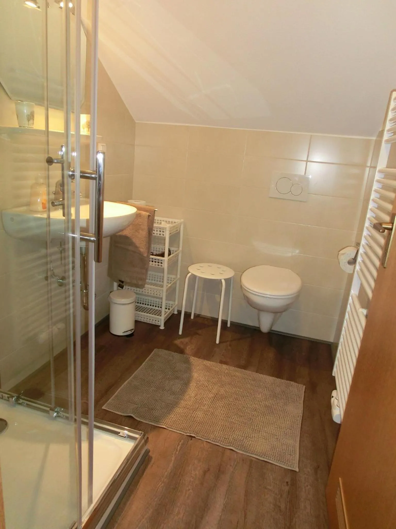 Bathroom in Ferienwohnung Rivaner
