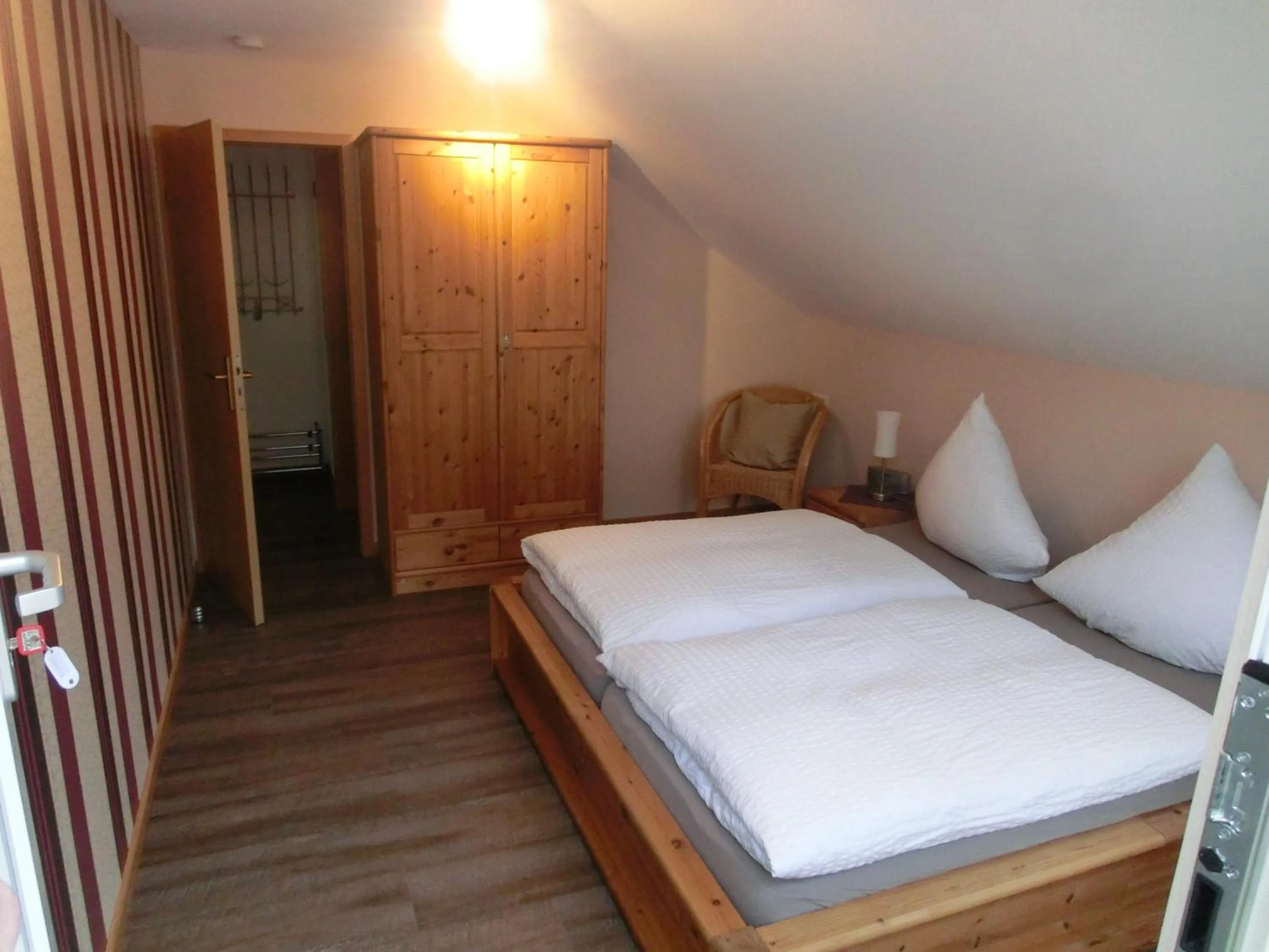 Bedroom, Bed in Ferienwohnung Rivaner