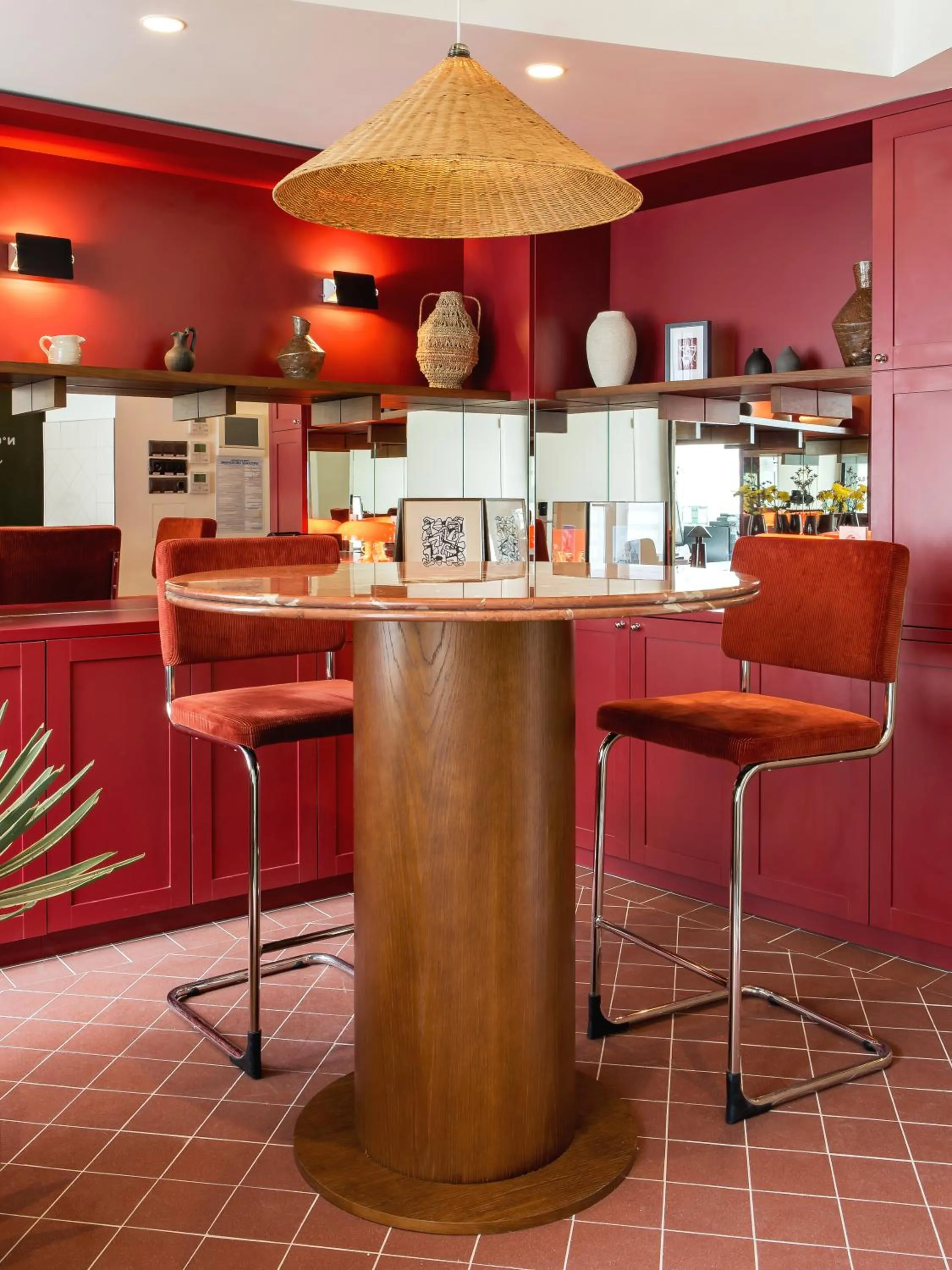 Lobby or reception in Hôtel Dalila