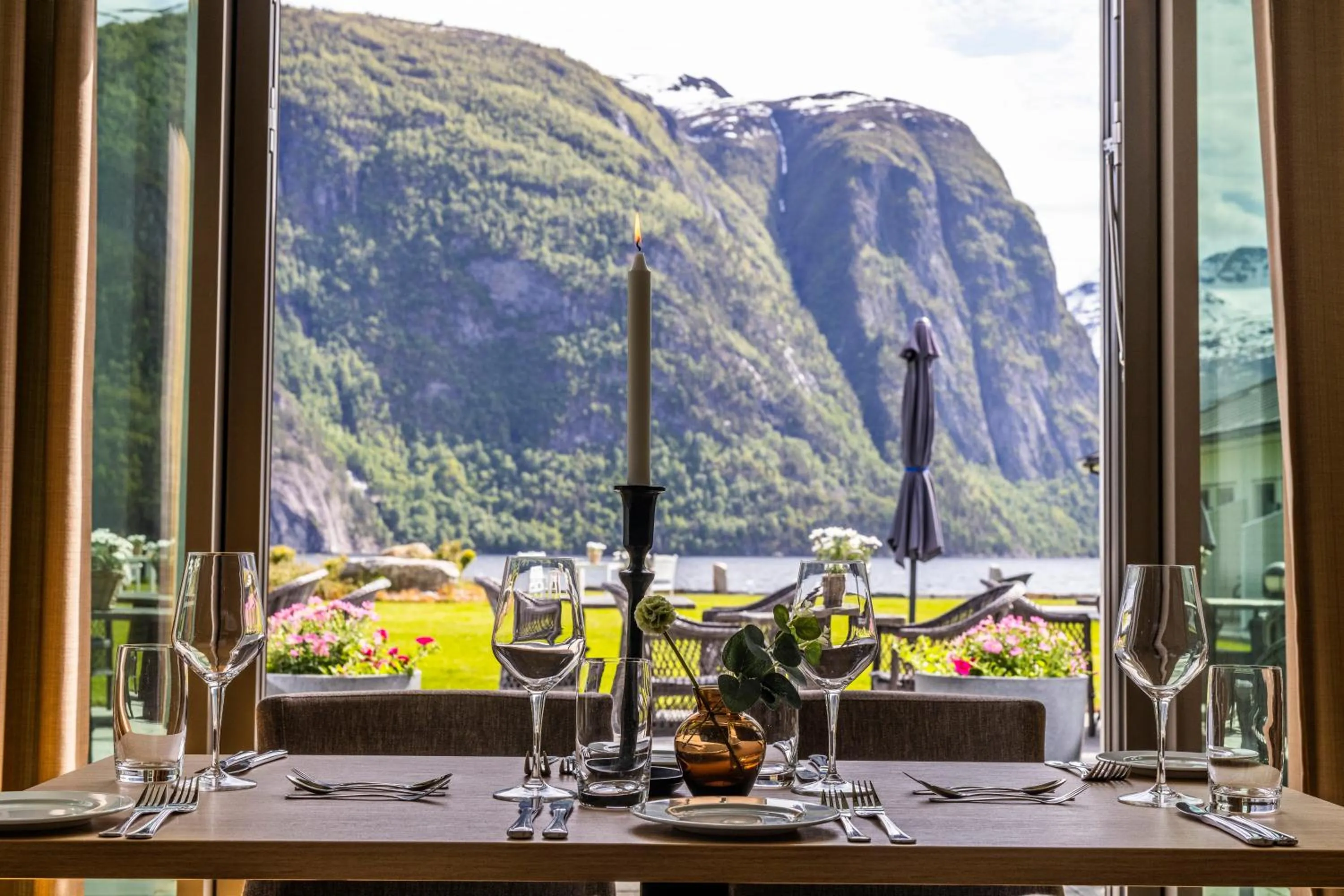 View (from property/room) in Valldal Fjordhotell - by Classic Norway Hotels