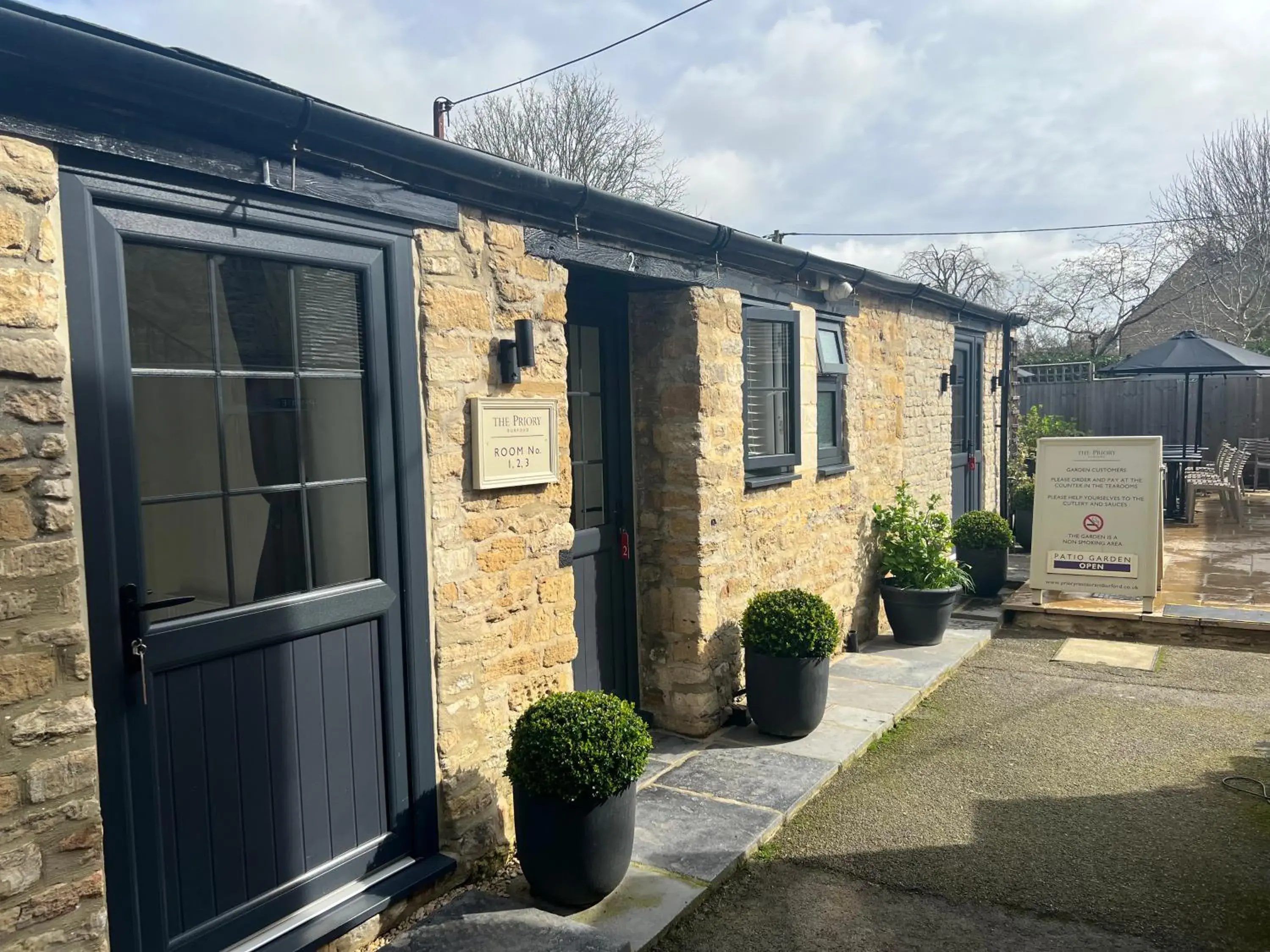 Property building in Priory Tearooms Burford with Rooms Property building in Priory Tearooms Burford with Rooms