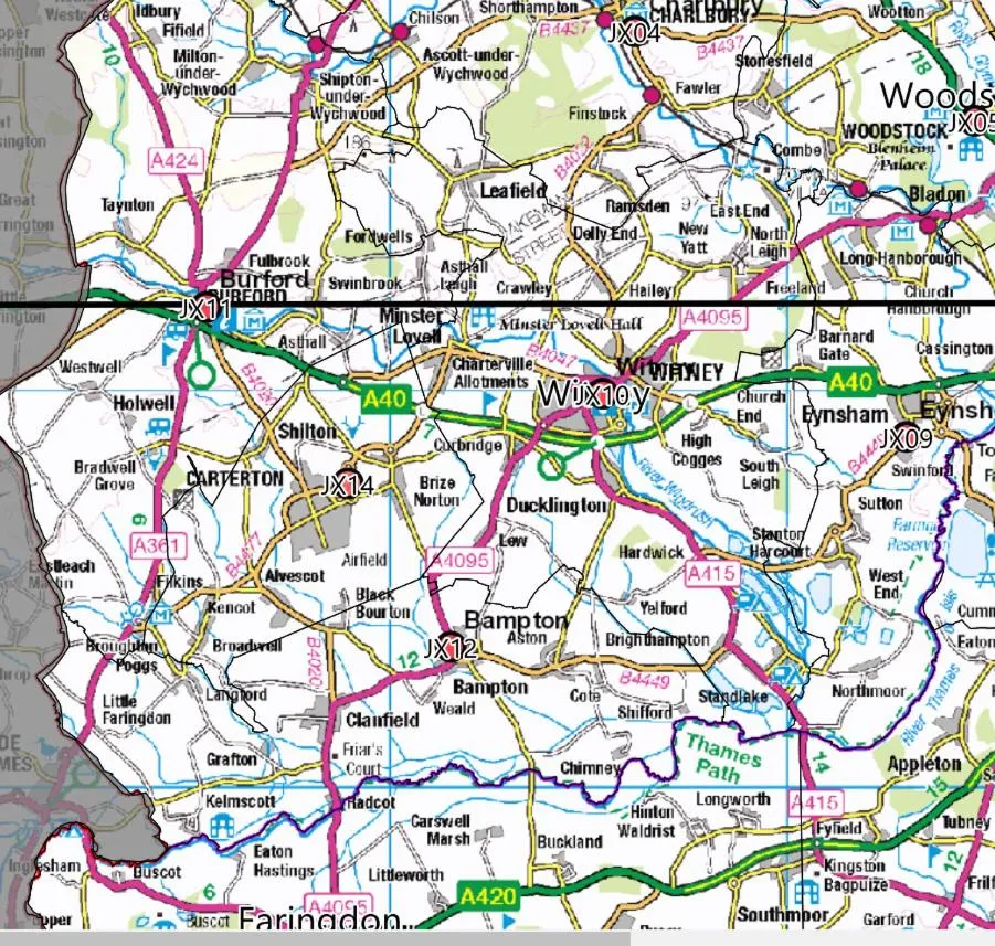 Area and facilities in Priory Tearooms Burford with Rooms