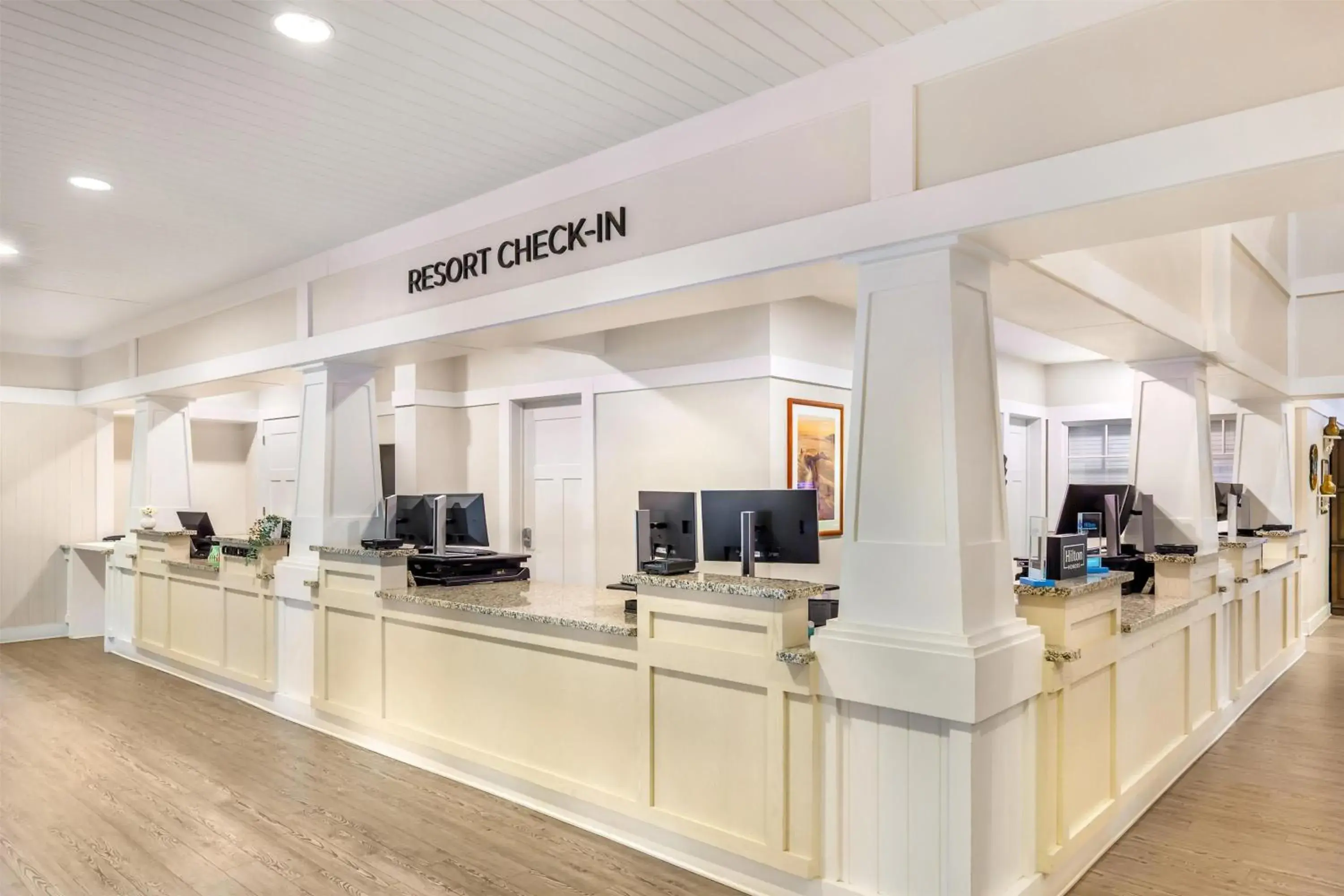 Lobby or reception in Hilton Vacation Club Beachwoods Kitty Hawk Lobby or reception in Hilton Vacation Club Beachwoods Kitty Hawk