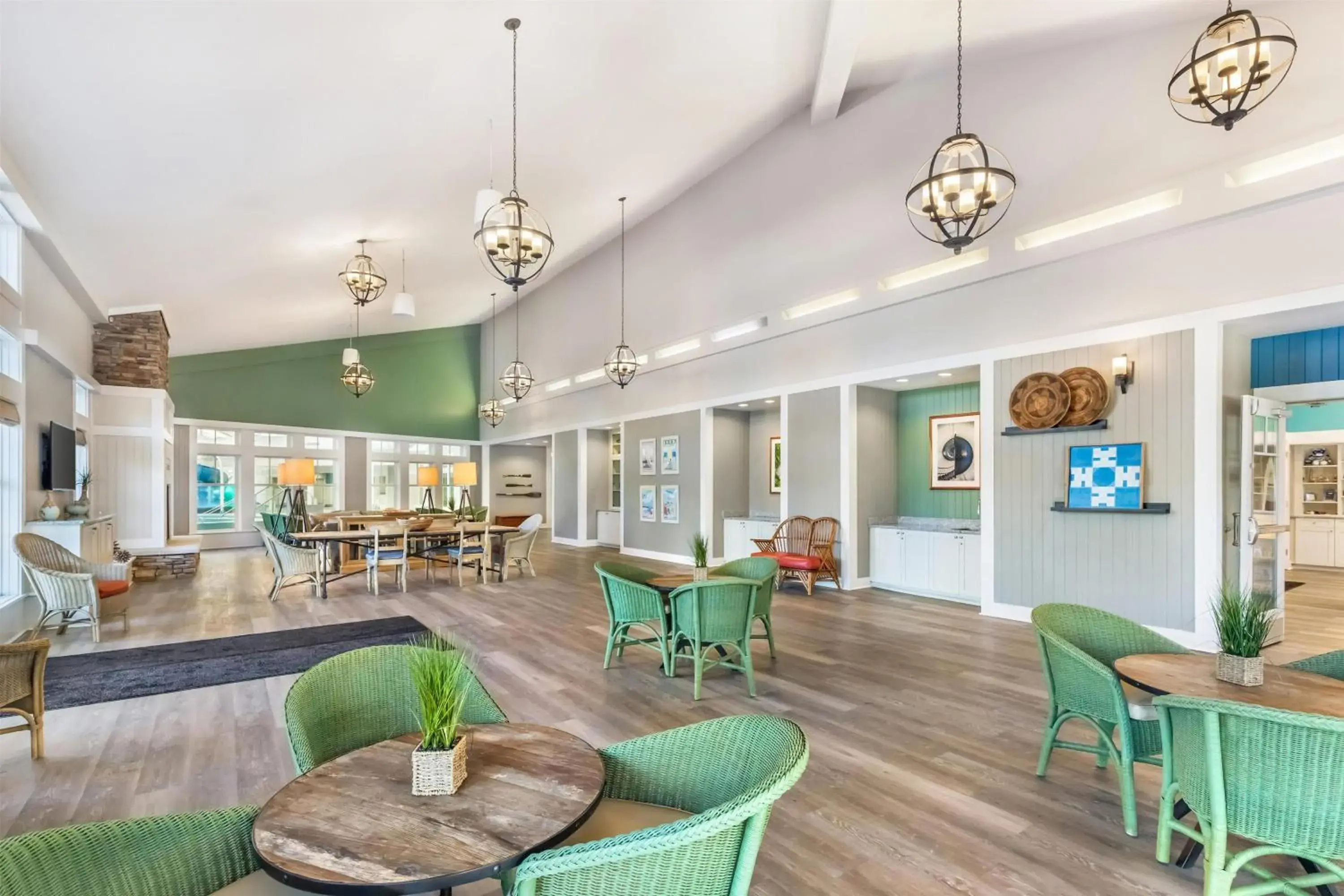 Lobby or reception in Hilton Vacation Club Beachwoods Kitty Hawk Lobby or reception in Hilton Vacation Club Beachwoods Kitty Hawk