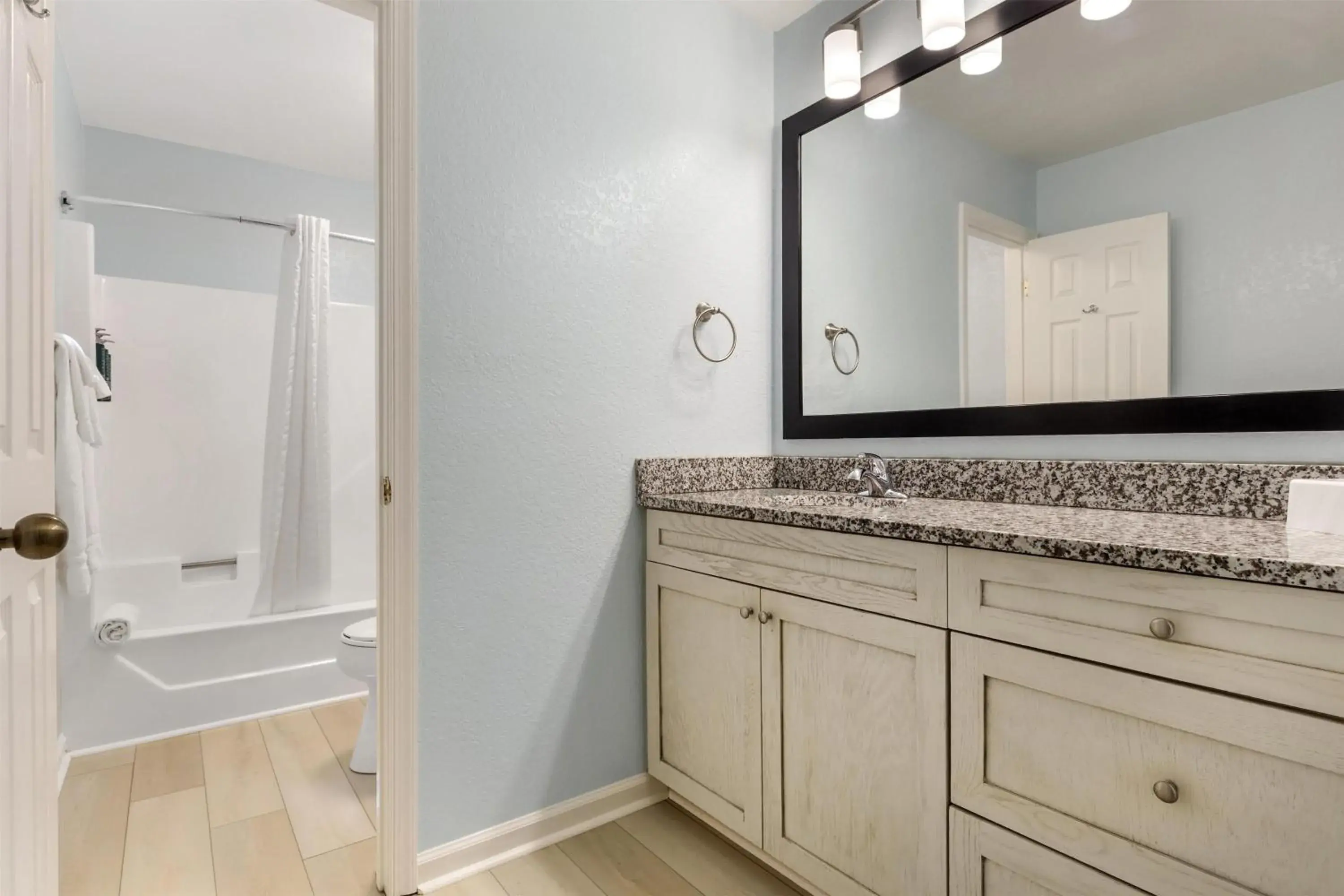 Bathroom in Hilton Vacation Club Beachwoods Kitty Hawk Bathroom in Hilton Vacation Club Beachwoods Kitty Hawk