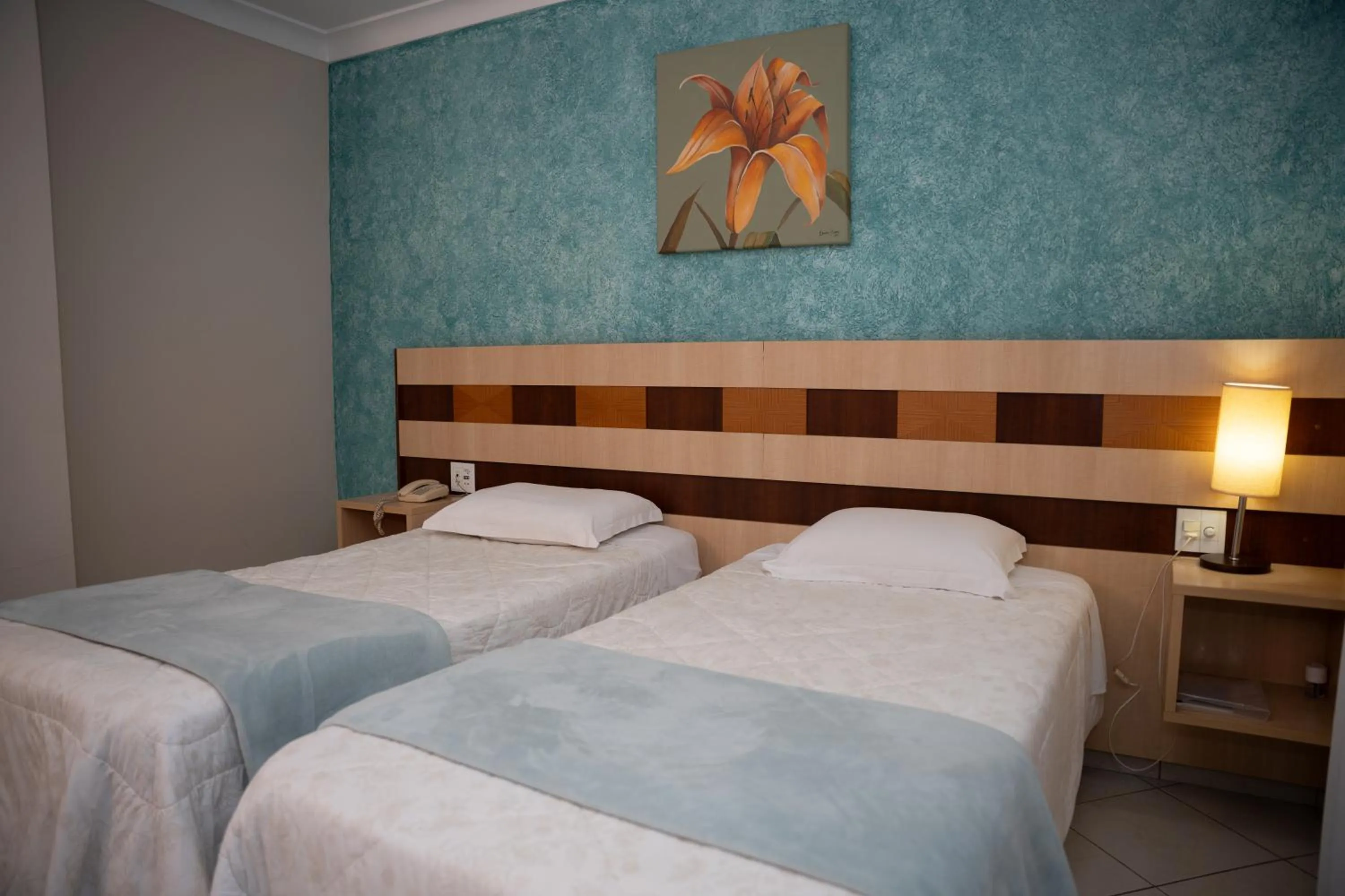 Bed in Hotel Lago Dourado