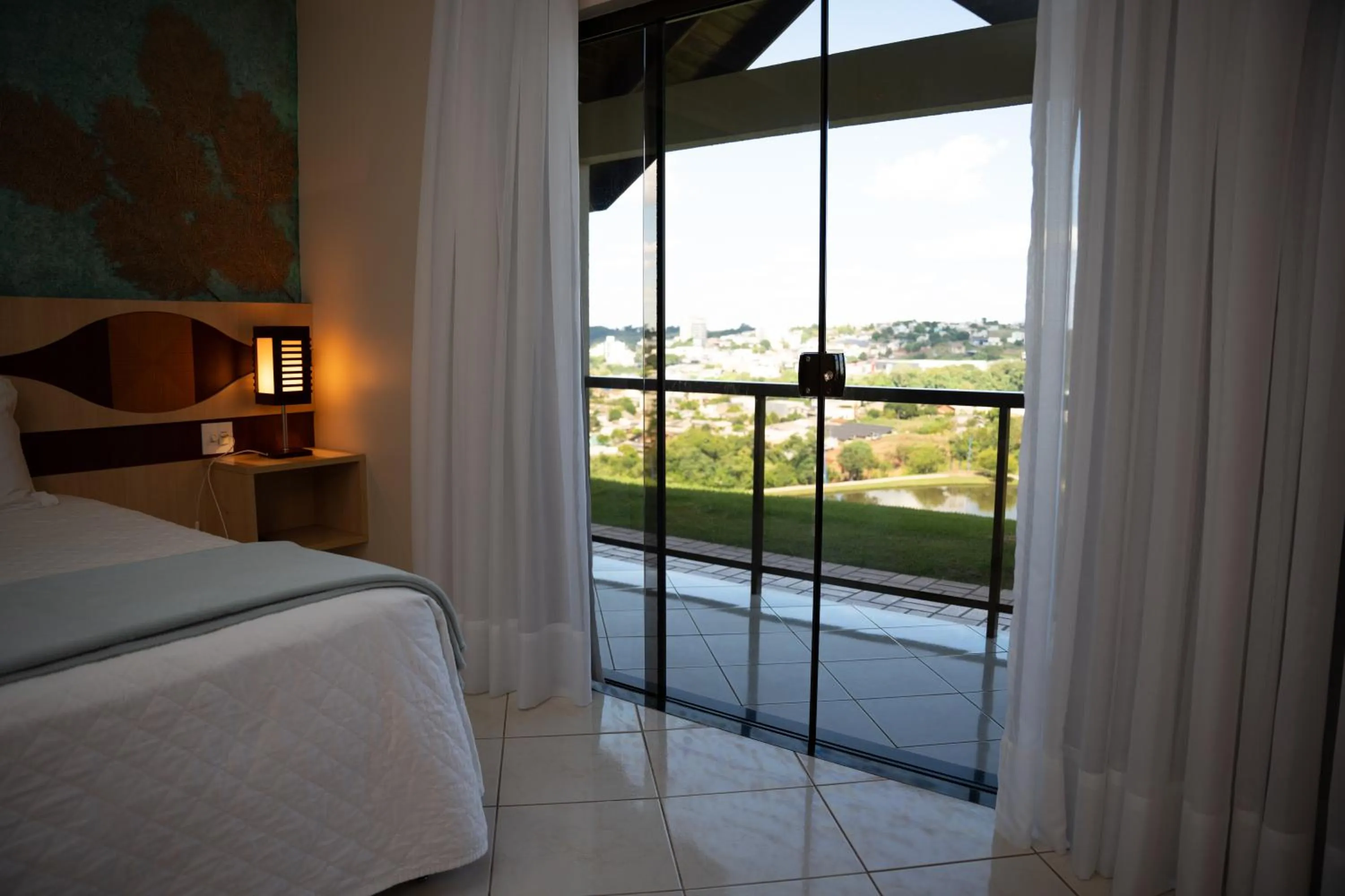 Bed in Hotel Lago Dourado