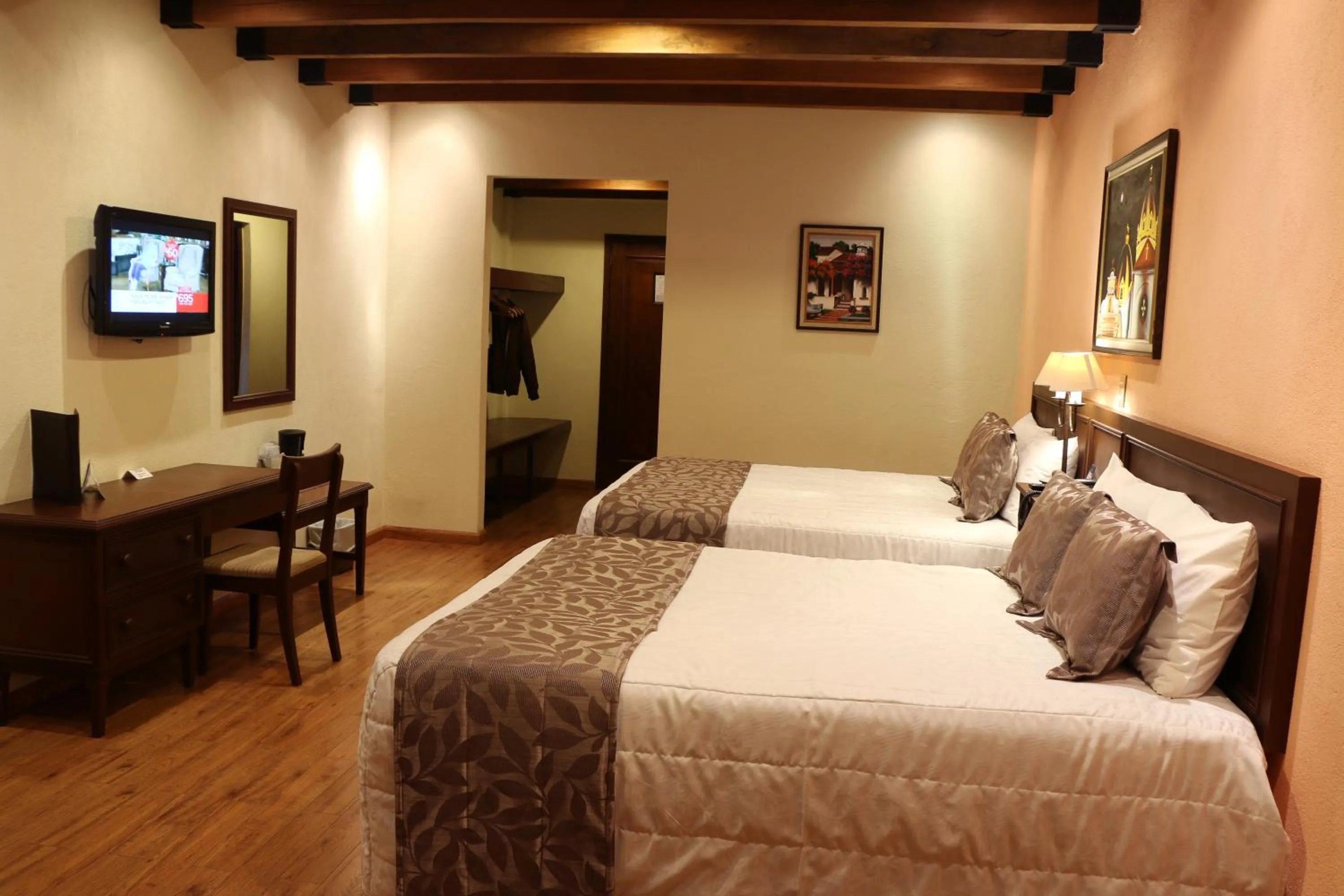 Bed in Hotel Pensión Bonifaz