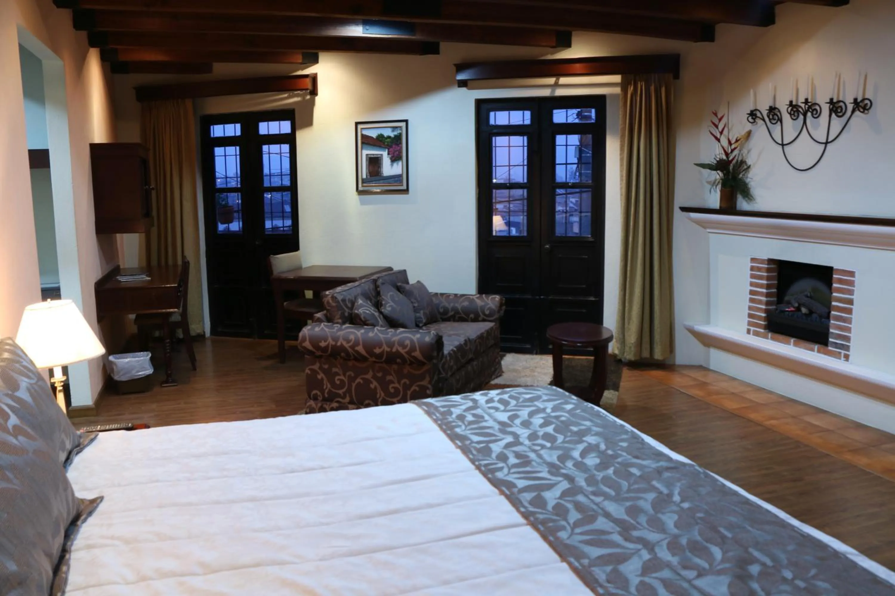 Bed in Hotel Pensión Bonifaz