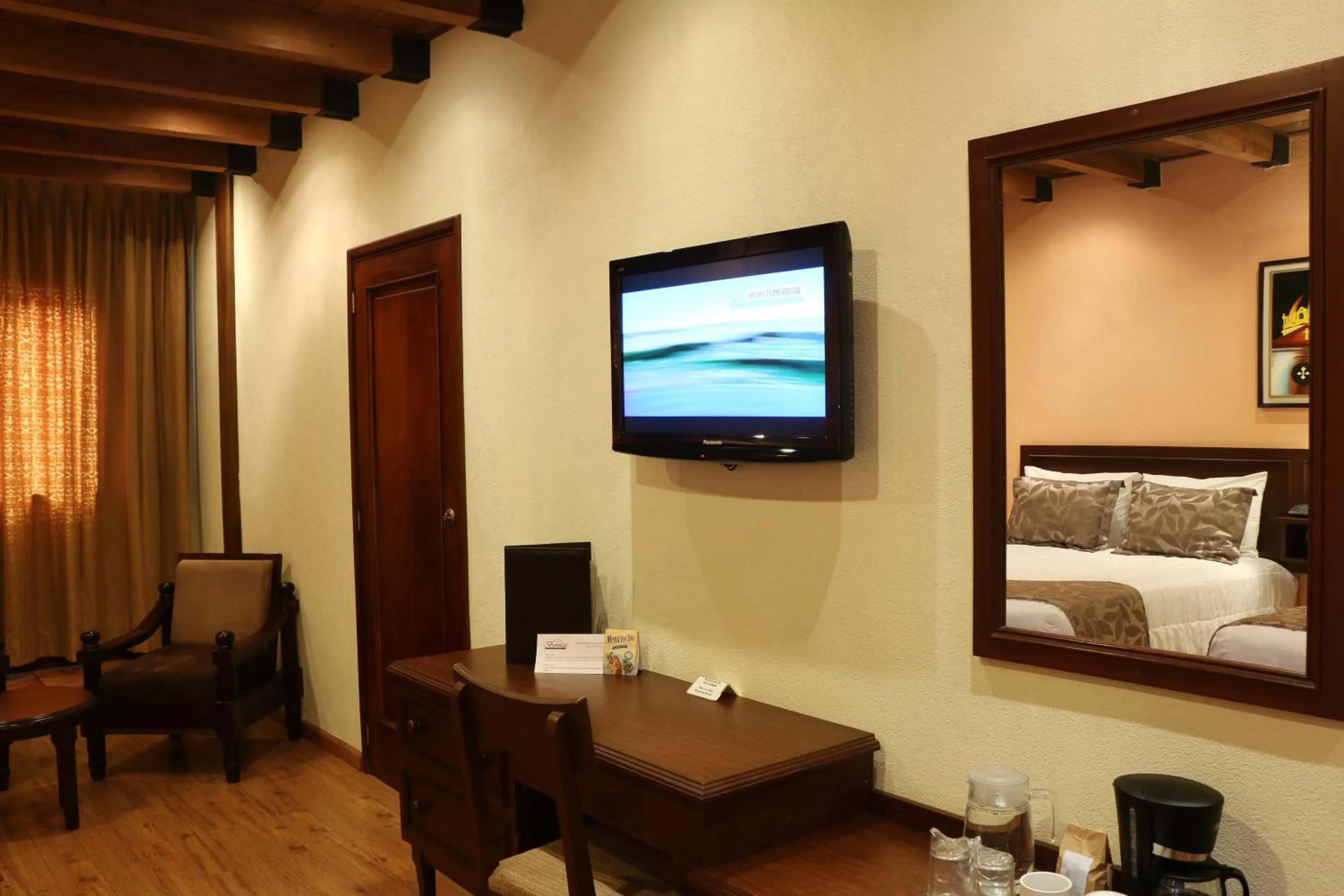 Bed in Hotel Pensión Bonifaz