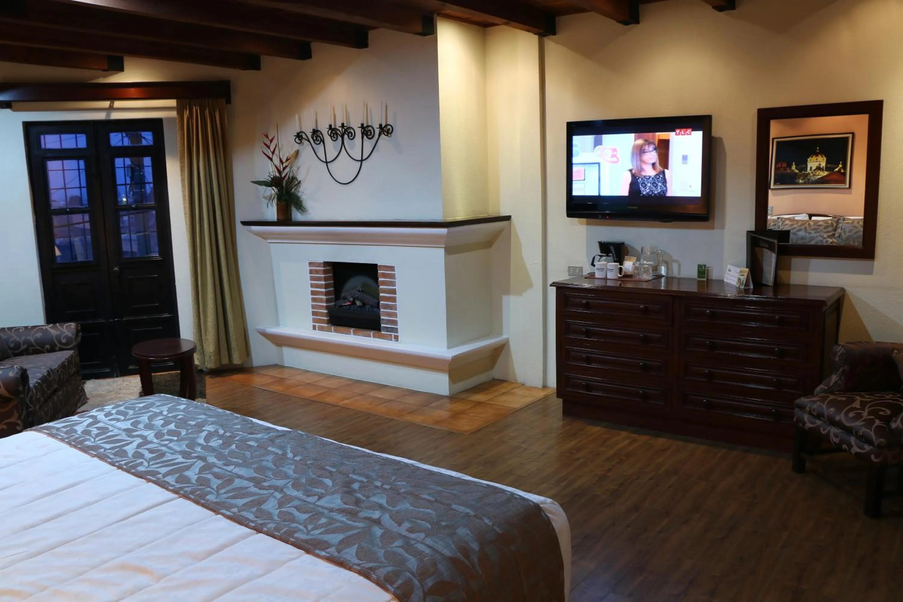 Bed in Hotel Pensión Bonifaz