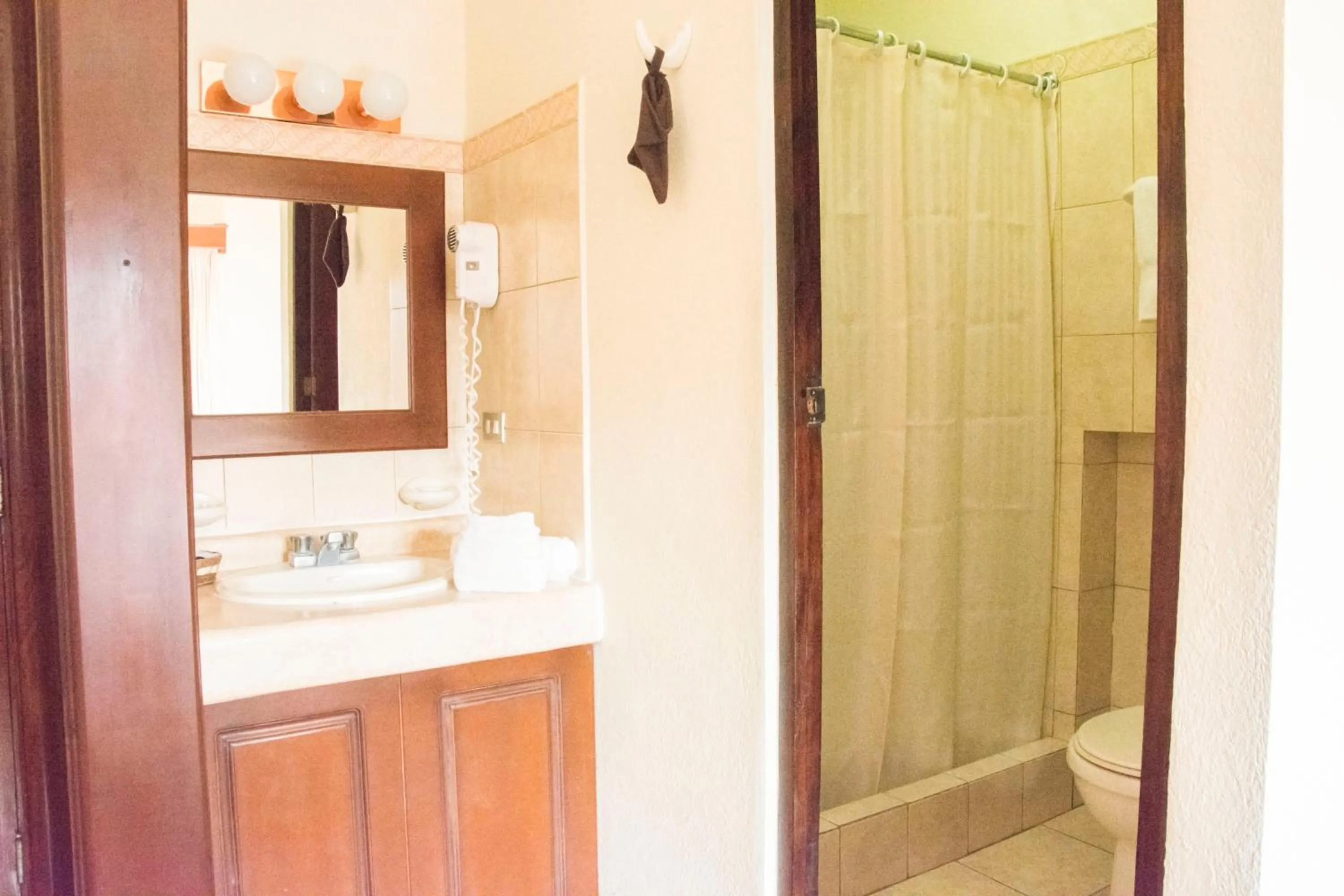 Bathroom in Hotel Pensión Bonifaz