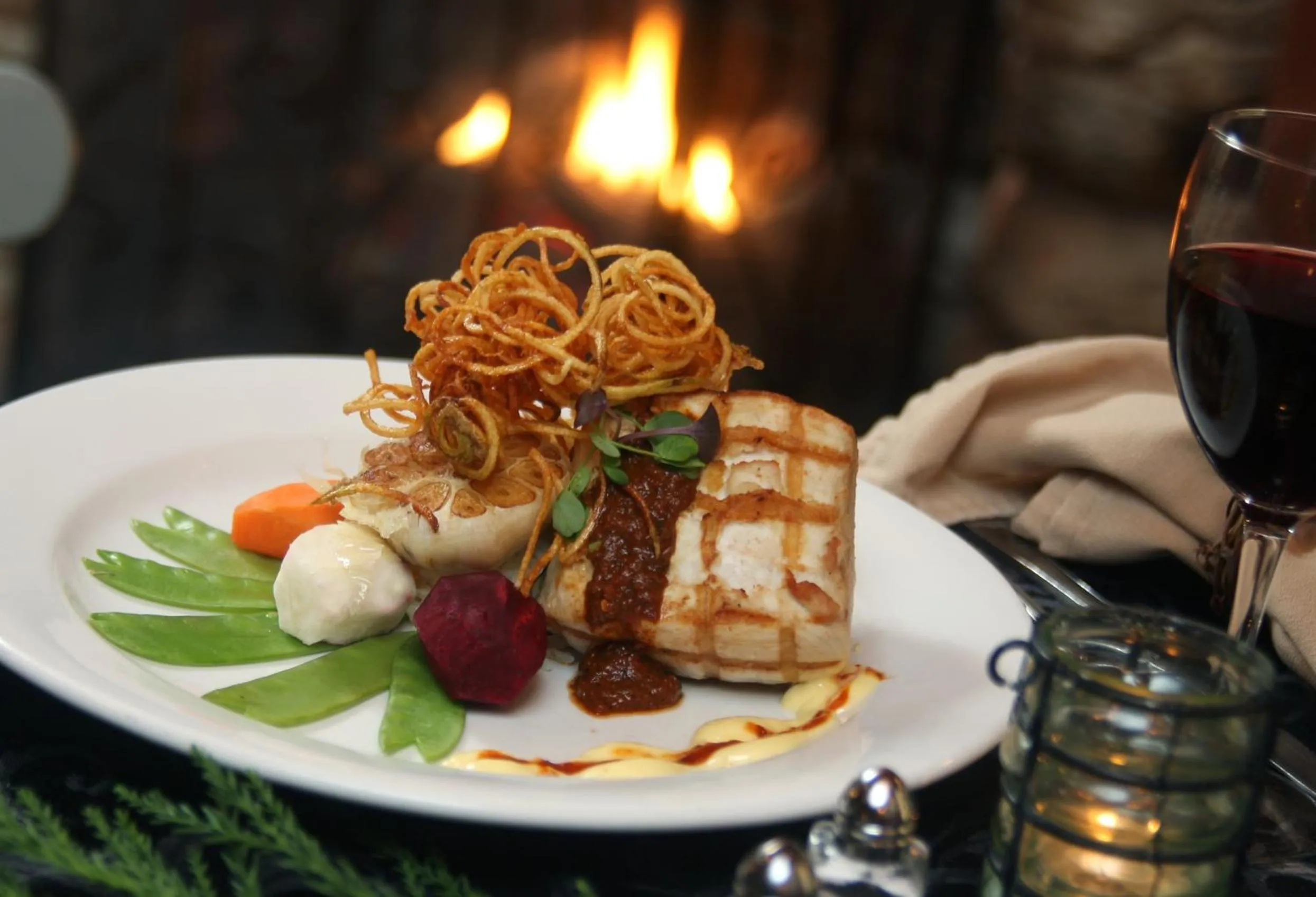 Food close-up in Glen-Ella Springs Hotel & Restaurant