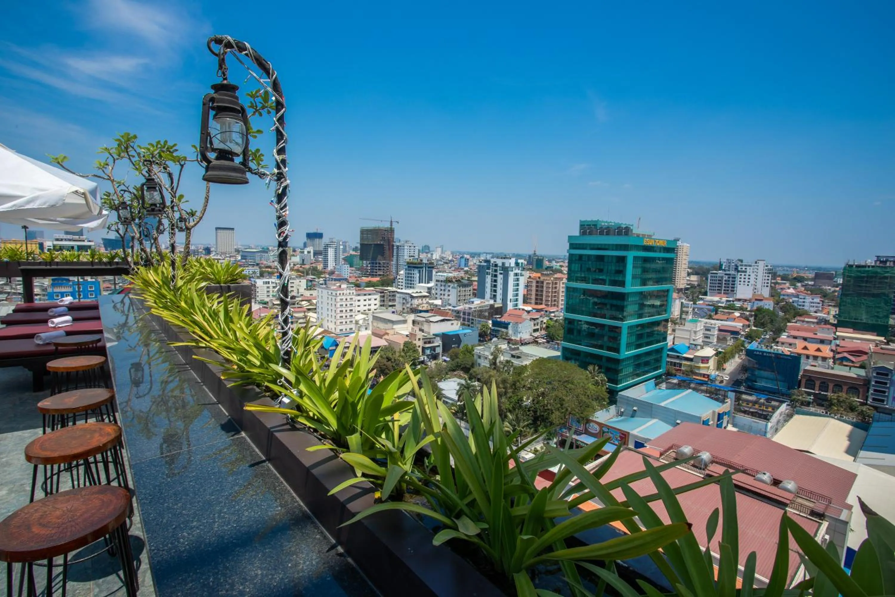 City view in V Hotel Phnom Penh