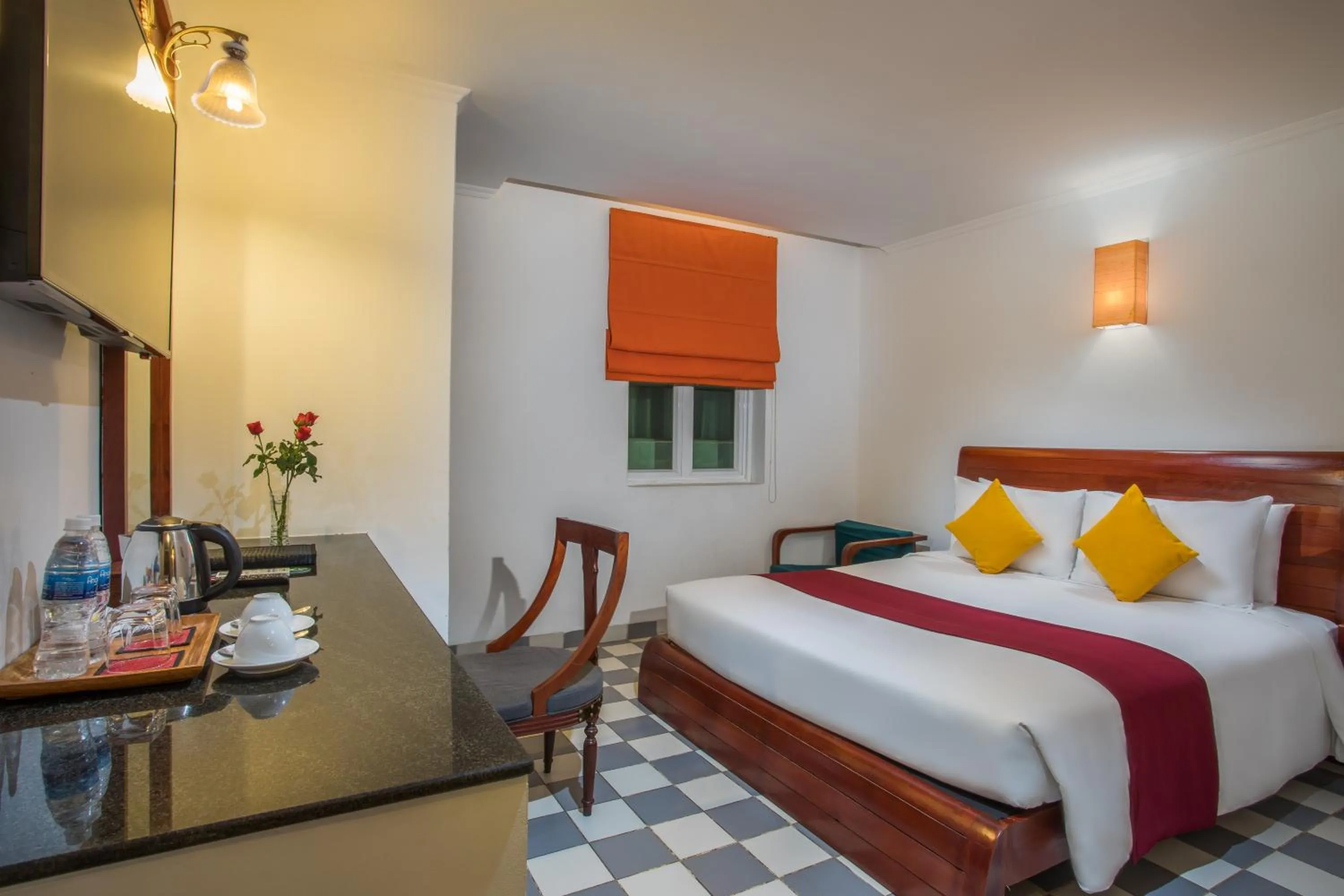 Bedroom in V Hotel Phnom Penh