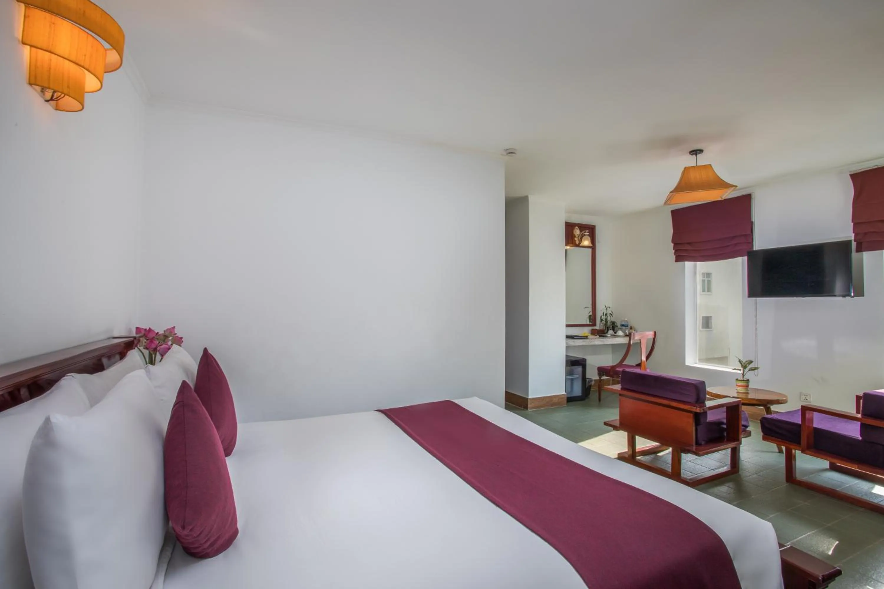 Bedroom in V Hotel Phnom Penh