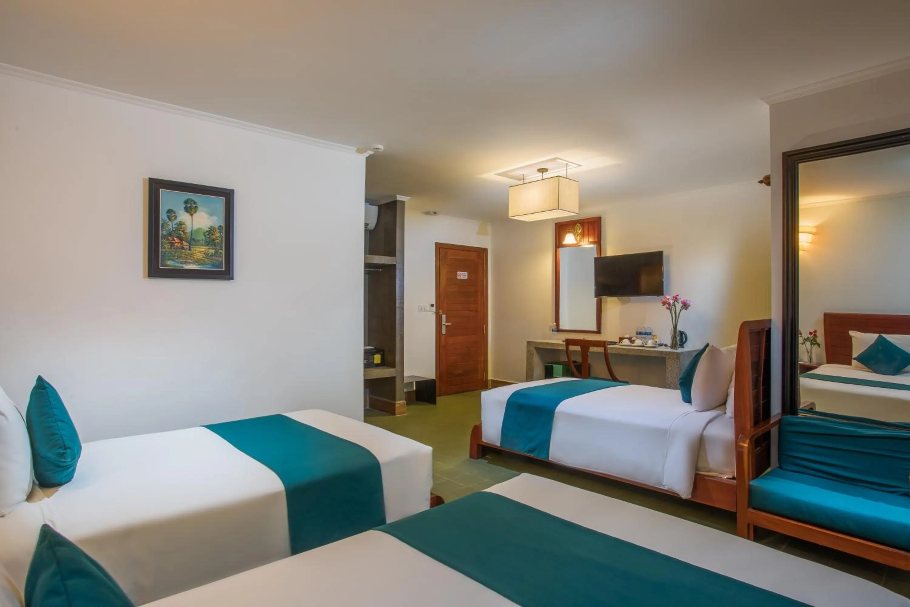 Bedroom in V Hotel Phnom Penh