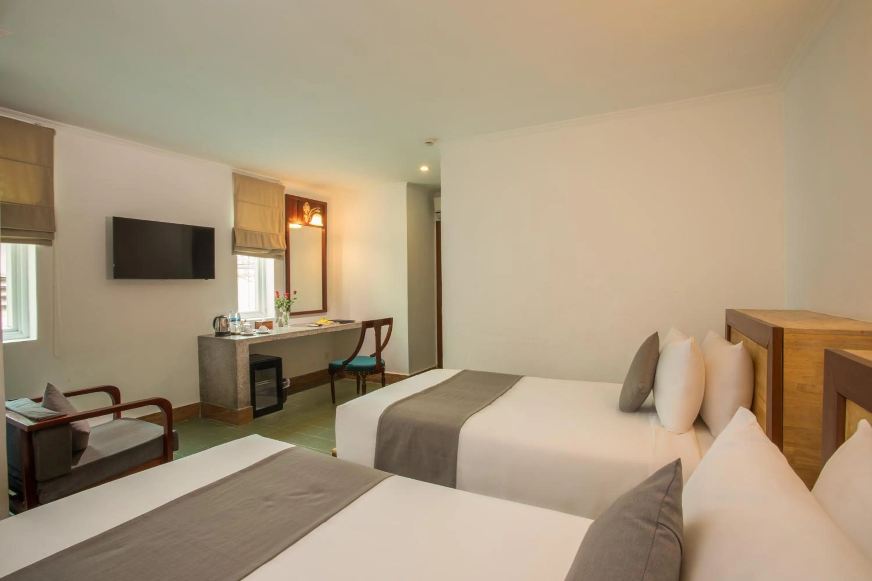 Bedroom in V Hotel Phnom Penh