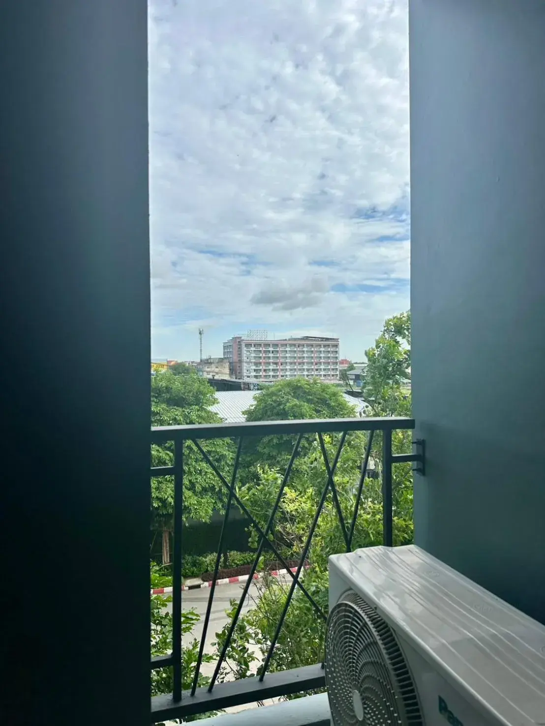 Balcony/Terrace in Bed-room at Suvarnabhumi Airport - Newly renovated Balcony/Terrace in Bed-room at Suvarnabhumi Airport - Newly renovated