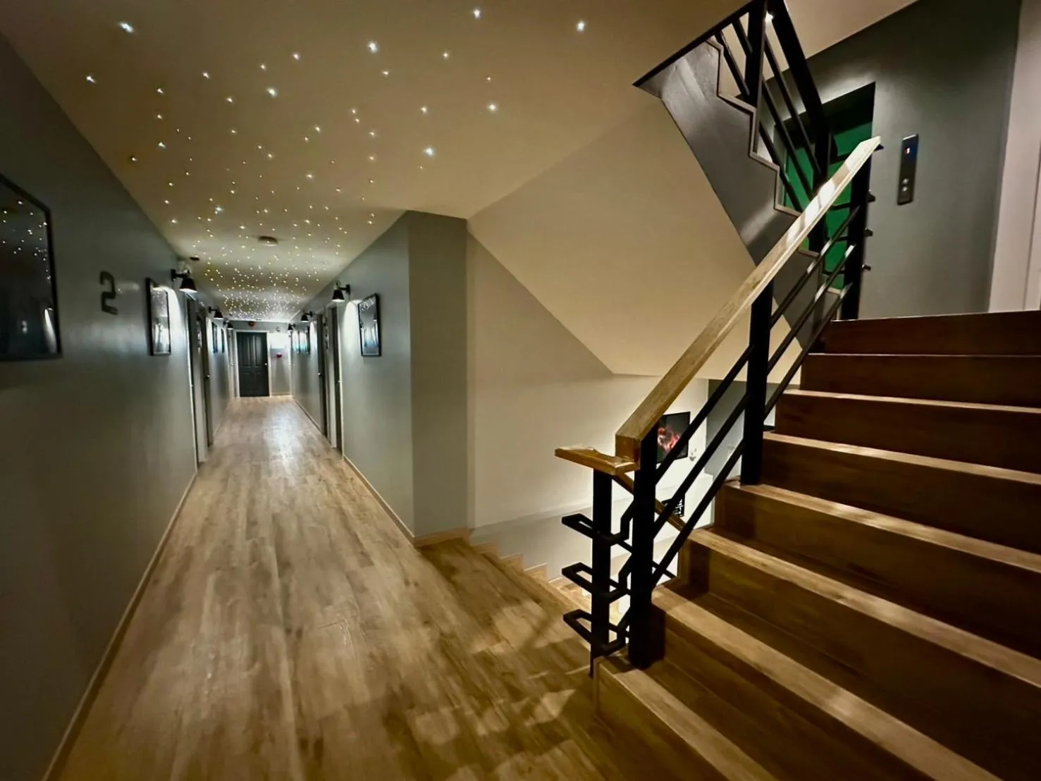 Inner courtyard view in Bed-room at Suvarnabhumi Airport - Newly renovated