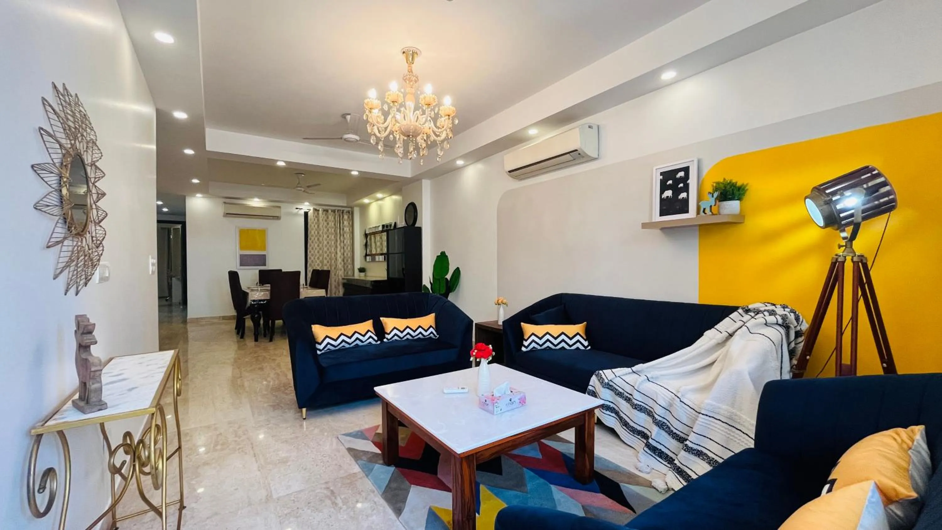 Superior Three-Bedroom Apartment in Olive Service Apartments - Greater Kailash