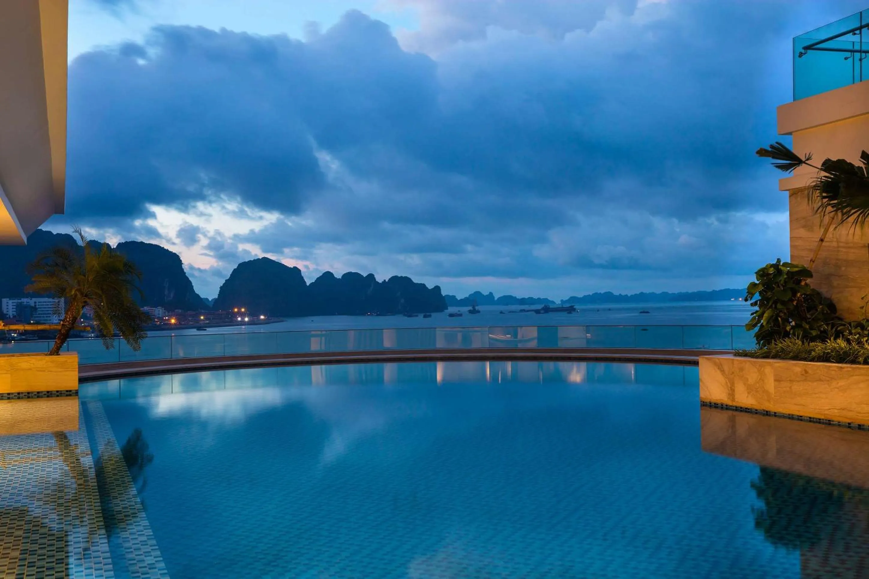 On site in Wyndham Legend Halong