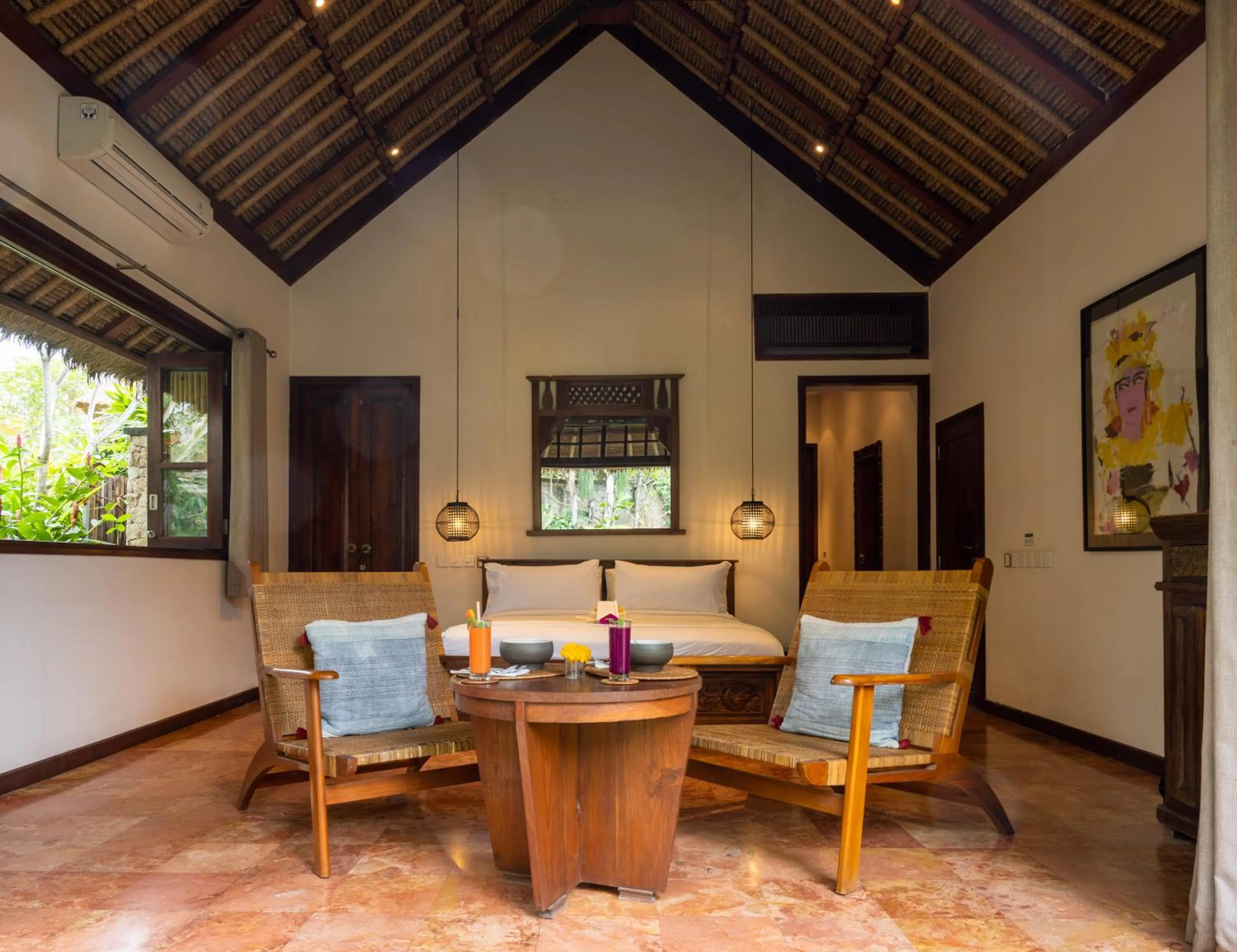 Bed in Sound of The Sea Villa