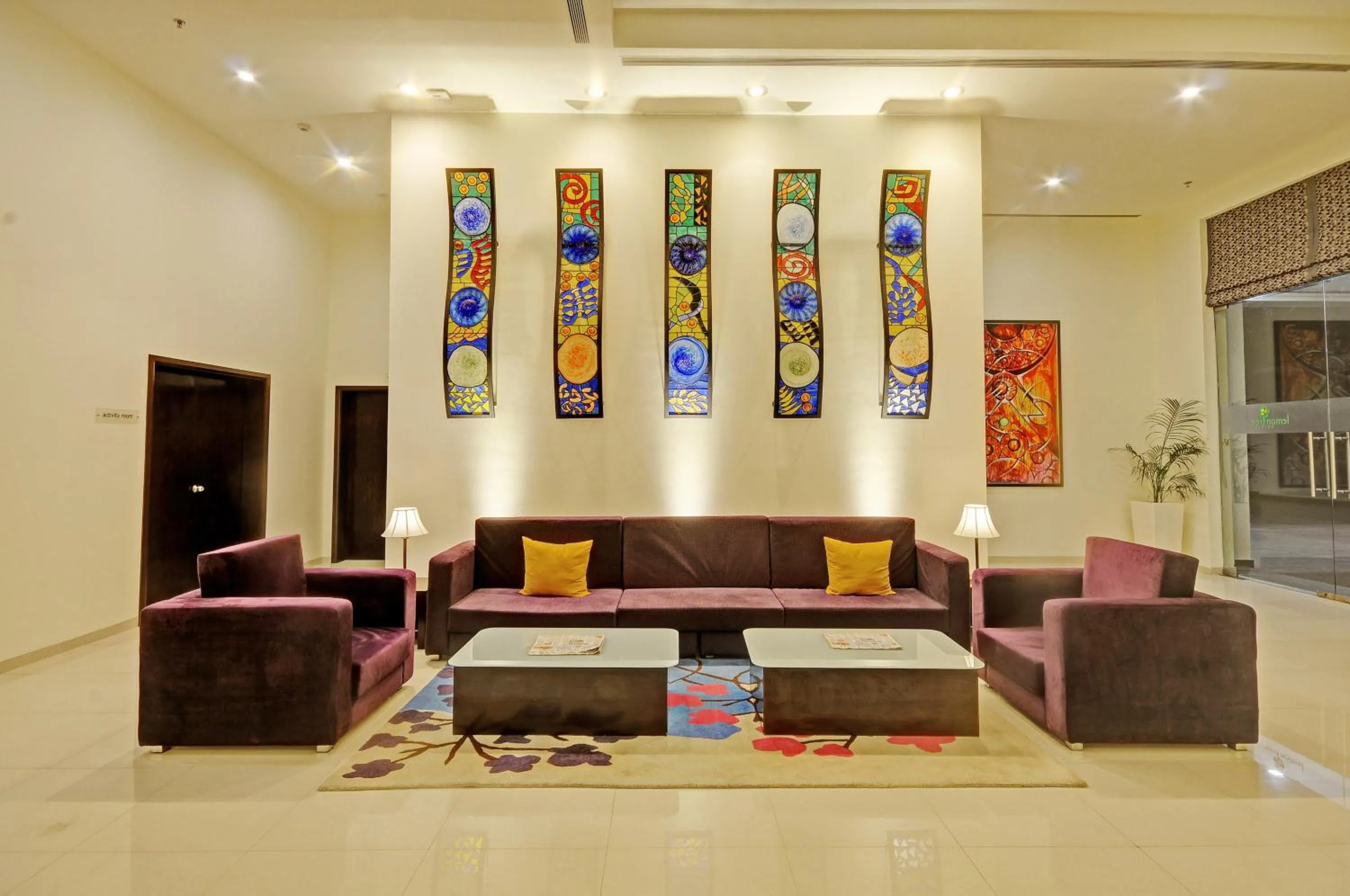 Lobby or reception in Regenta Central Hestia Dahej, Bhensali