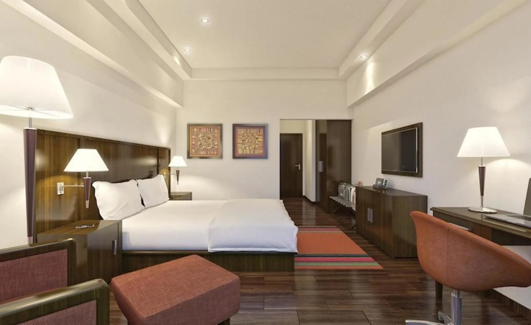 Photo of the whole room, Bed in Regenta Central Hestia Dahej, Bhensali