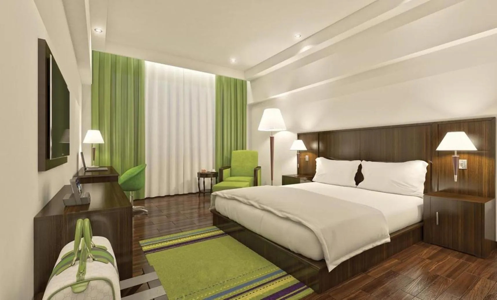 Photo of the whole room, Bed in Regenta Central Hestia Dahej, Bhensali