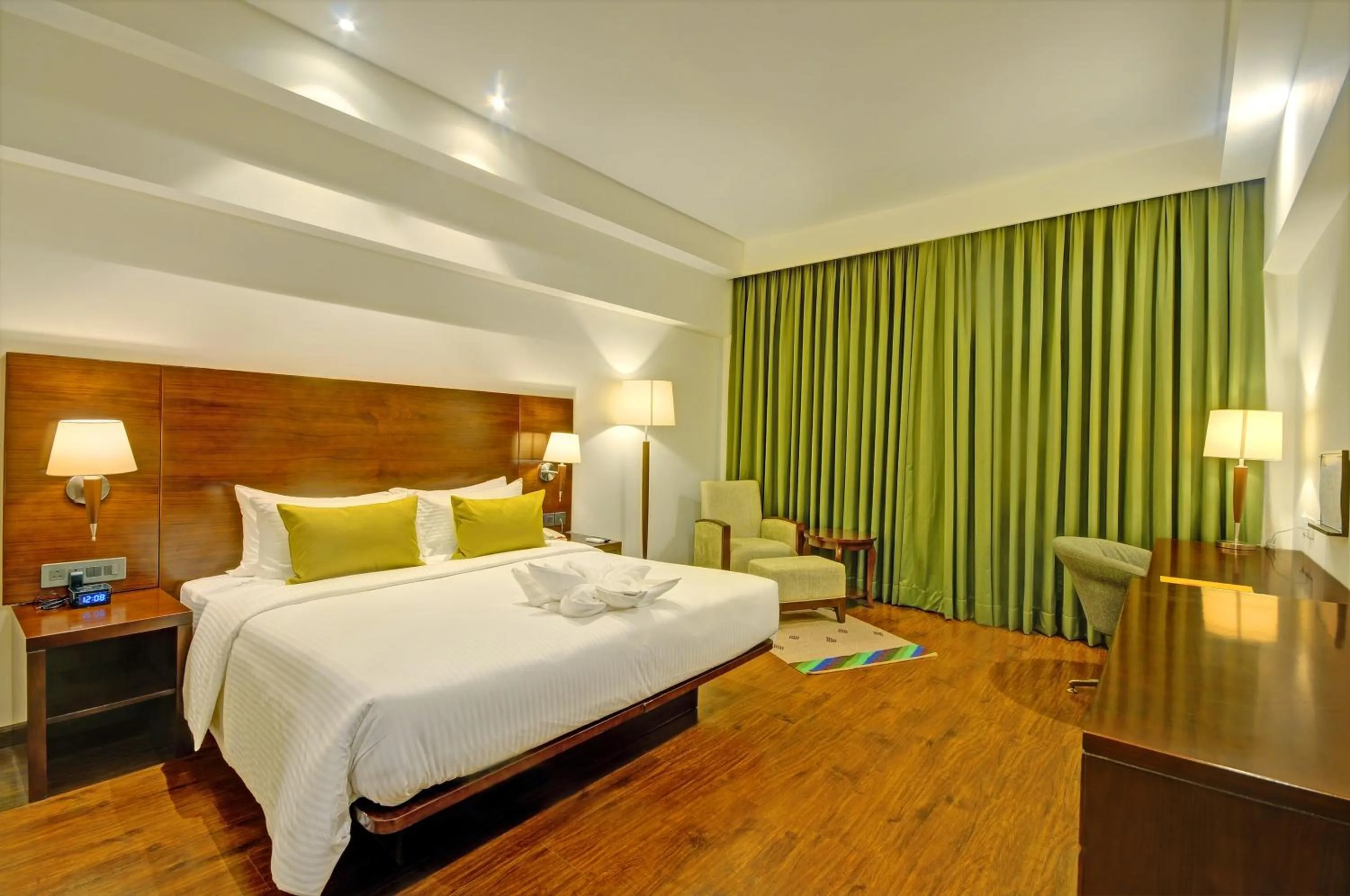 Bedroom, Bed in Regenta Central Hestia Dahej, Bhensali