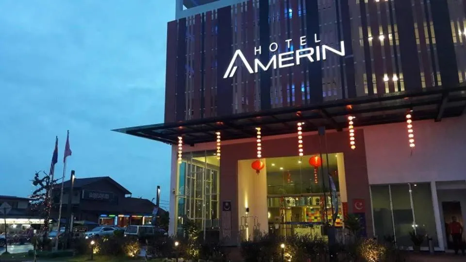 Facade/entrance in Amerin Hotel Johor Bahru