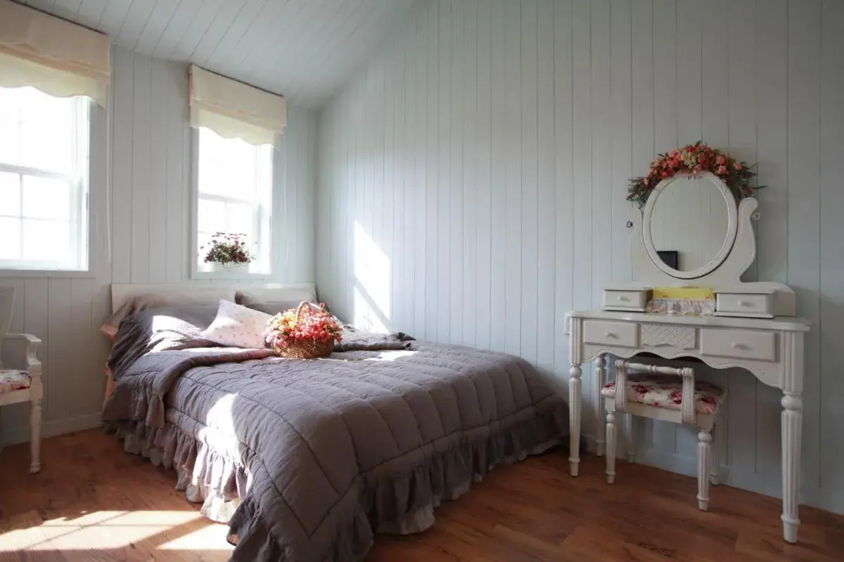 Bed in Pyeongchang Edelweiss Pension Bed in Pyeongchang Edelweiss Pension