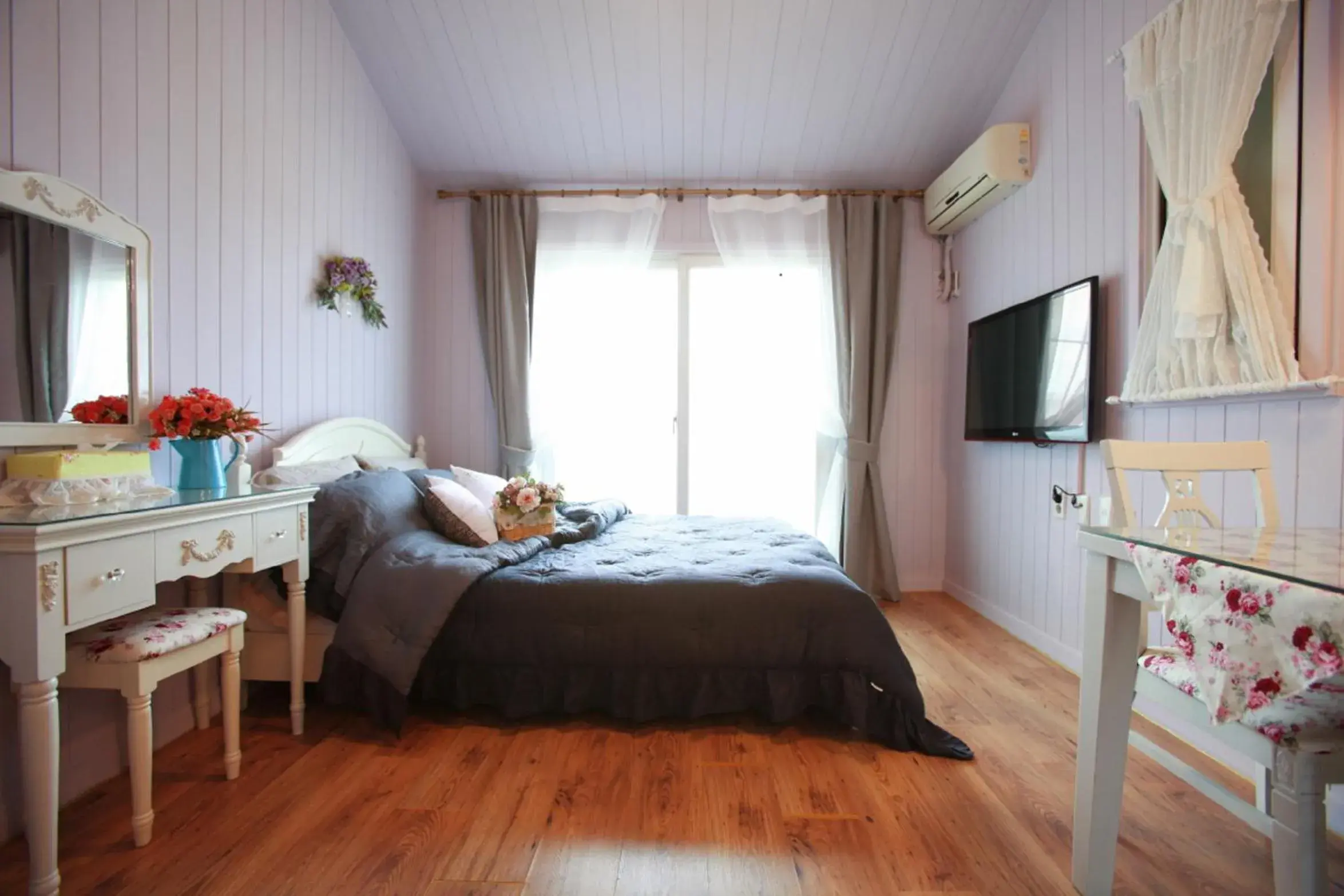 Bed in Pyeongchang Edelweiss Pension Bed in Pyeongchang Edelweiss Pension