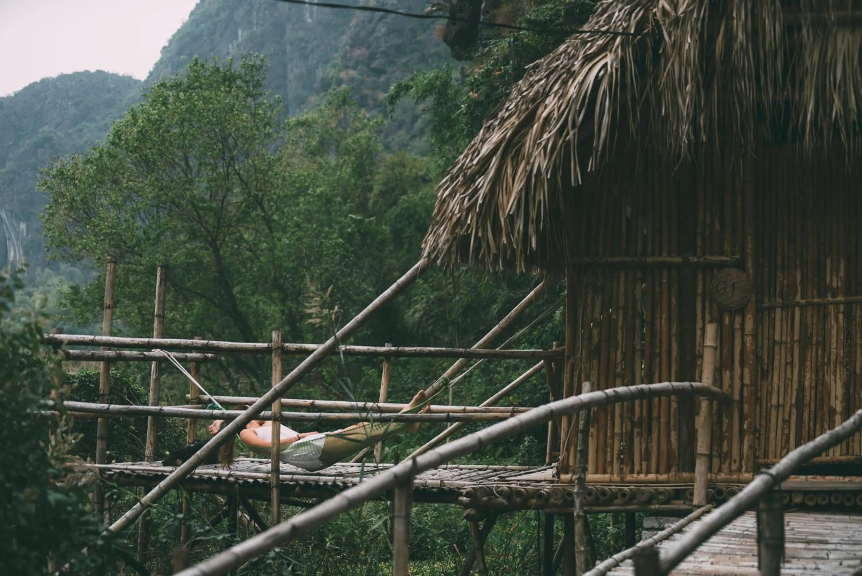 Balcony/Terrace in Chez Beo Homestay