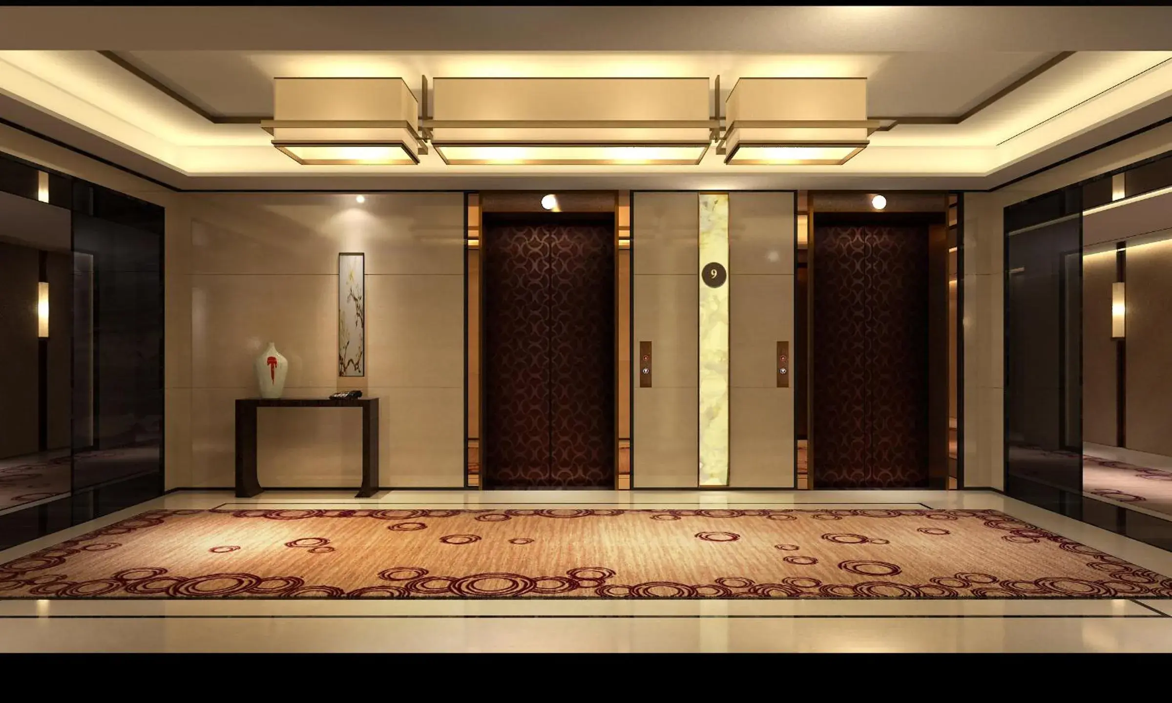 Lobby or reception in Crowne Plaza Hefei Rongqiao by IHG Lobby or reception in Crowne Plaza Hefei Rongqiao by IHG