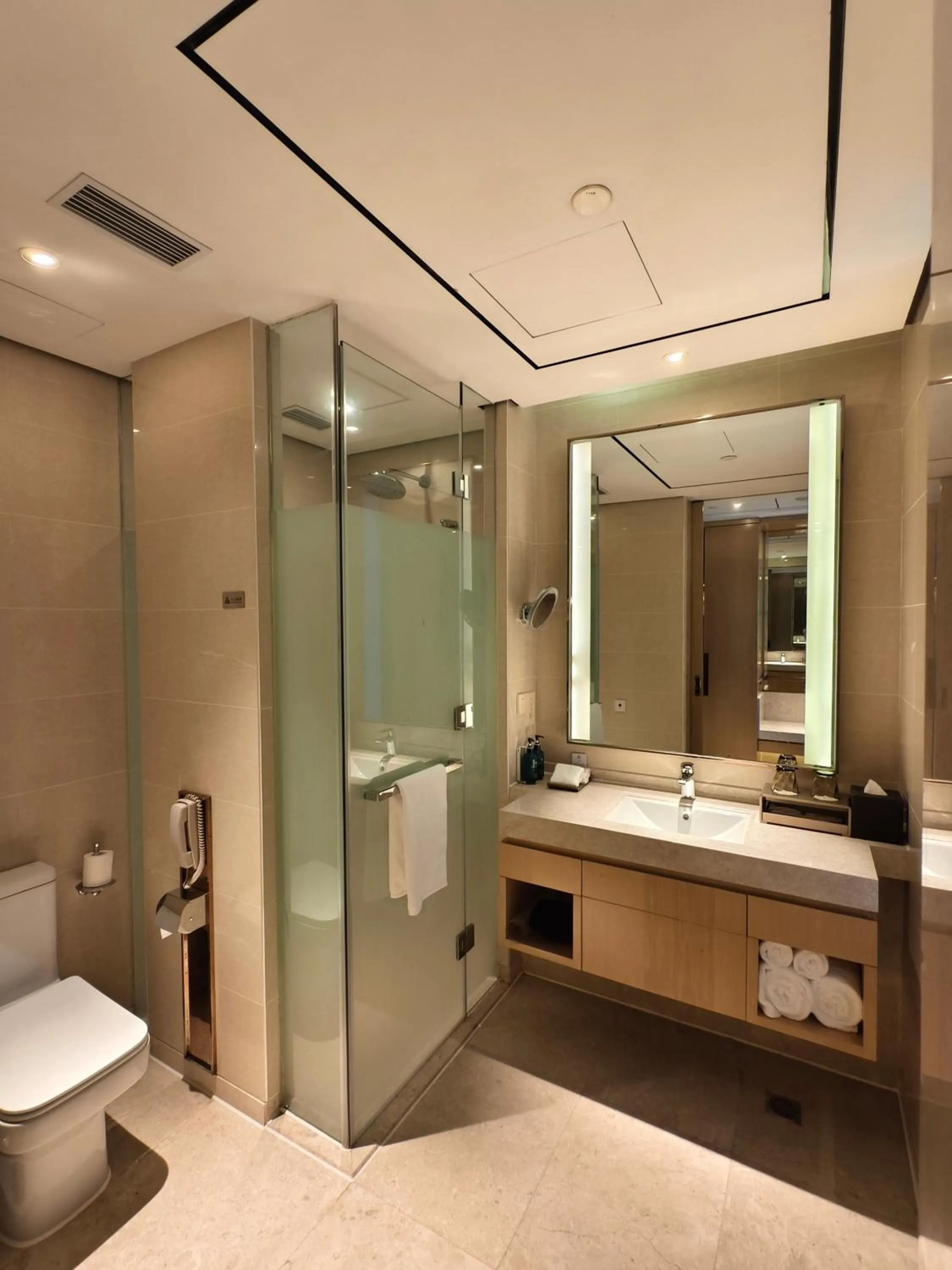 Bathroom in Crowne Plaza Hefei Rongqiao by IHG
