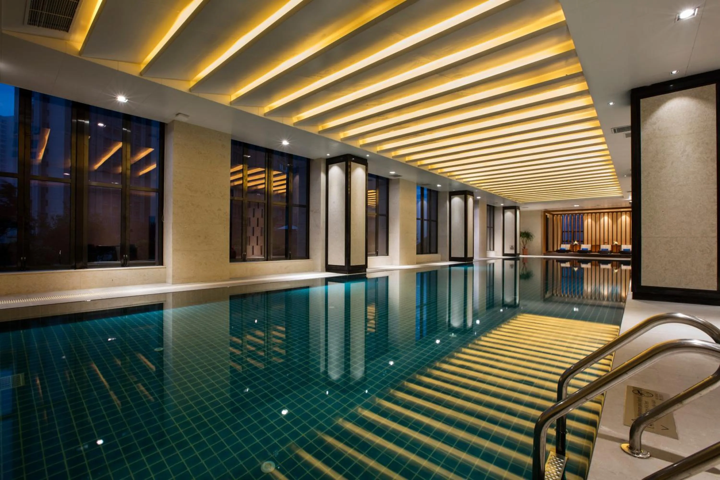 Swimming pool in Crowne Plaza Hefei Rongqiao by IHG