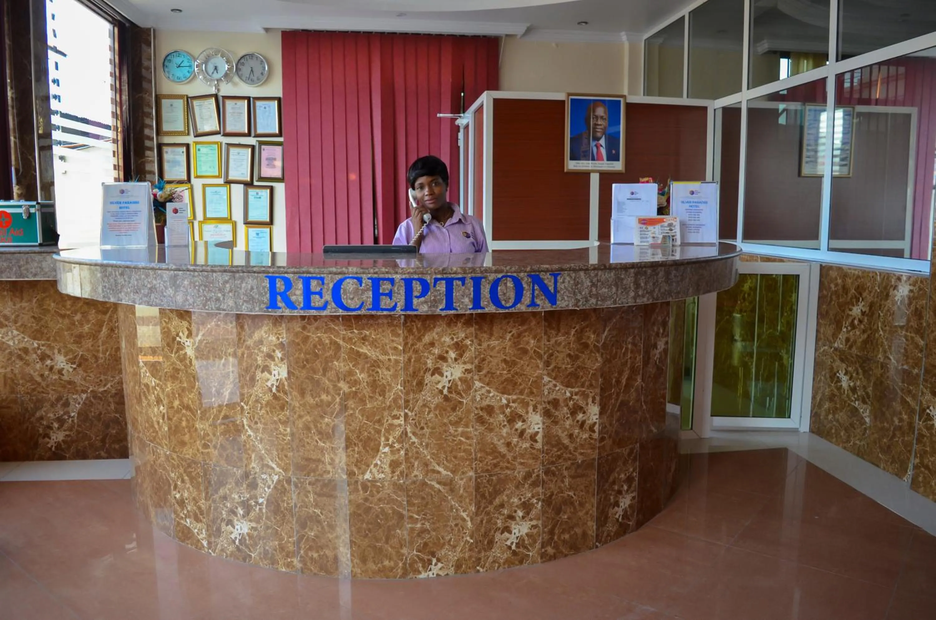 Lobby or reception in Silver Paradise Hotel