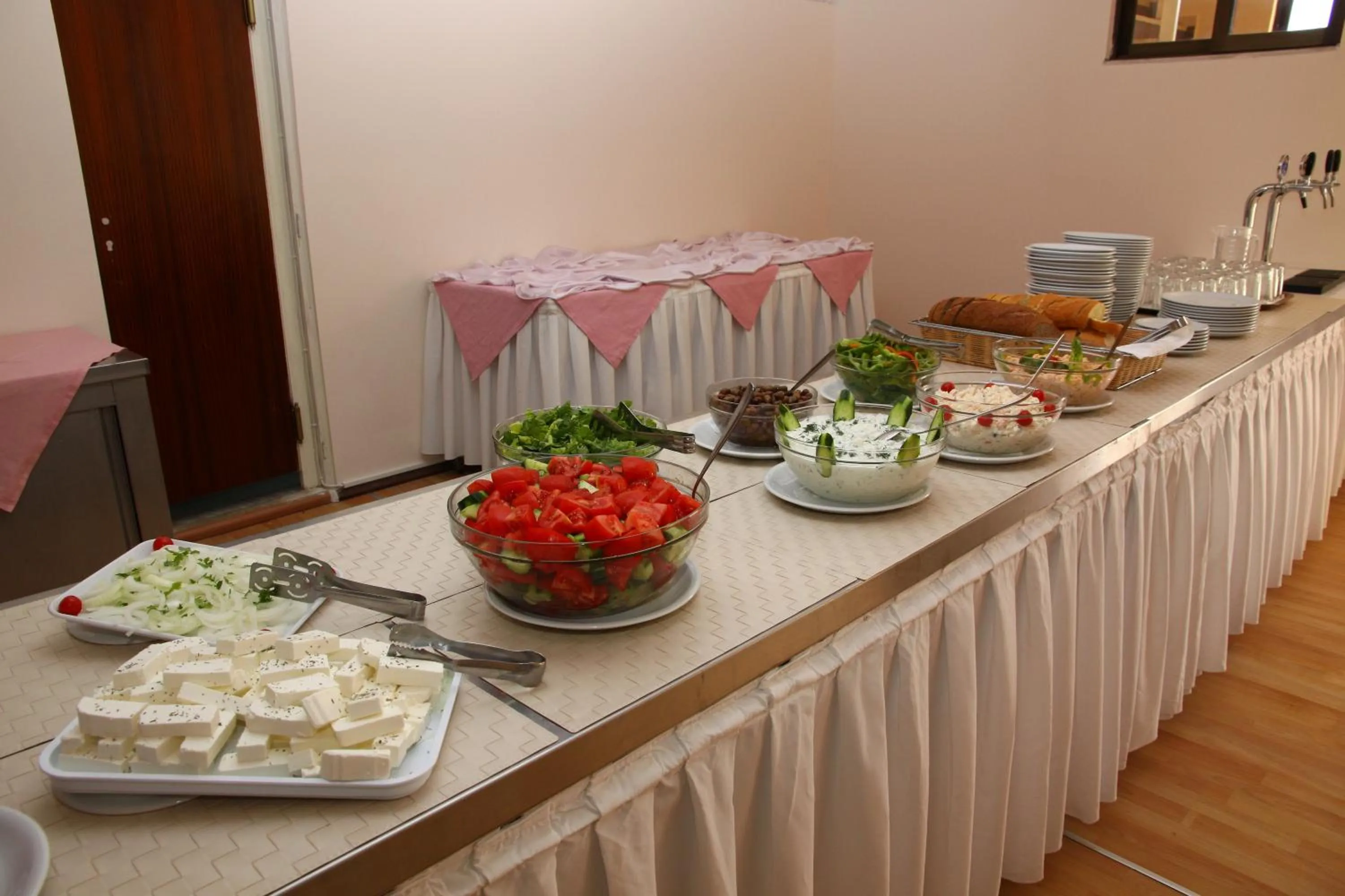 Buffet breakfast in Triton Garden Hotel