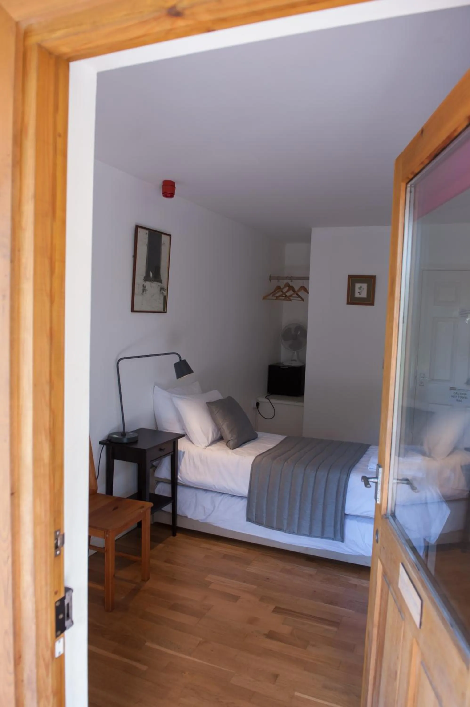 Bed in Cowbridge Cabins