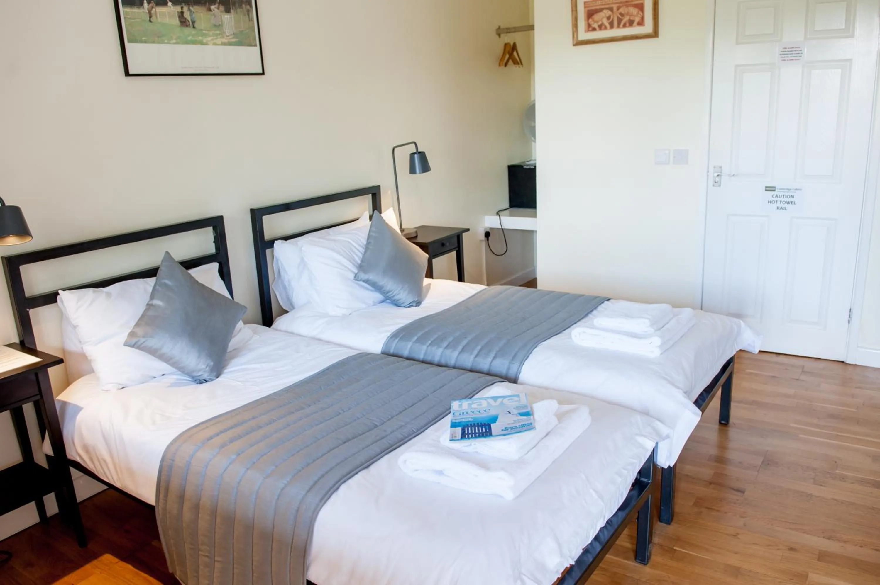 Bed in Cowbridge Cabins