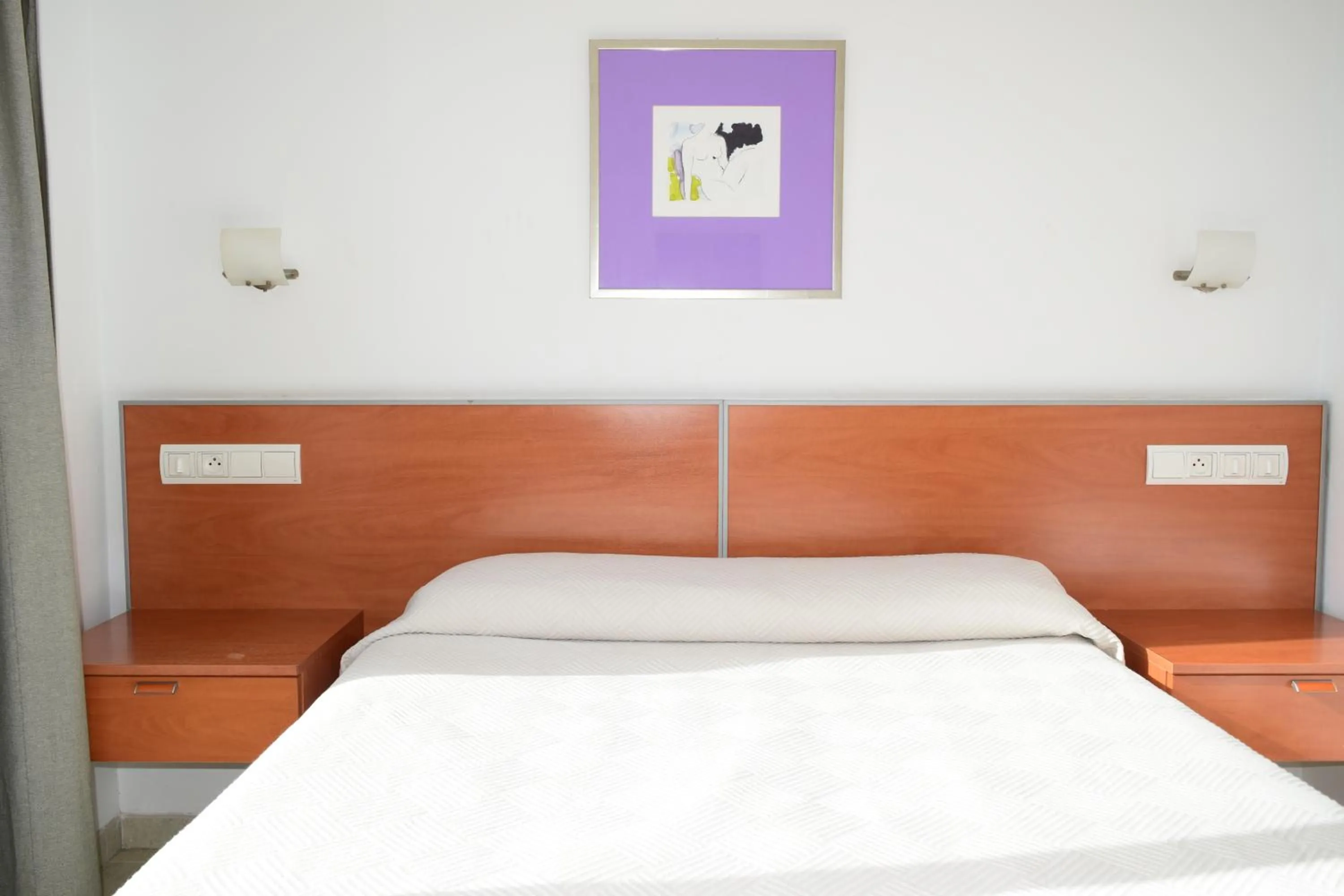 Bed in Hotel Mirablau