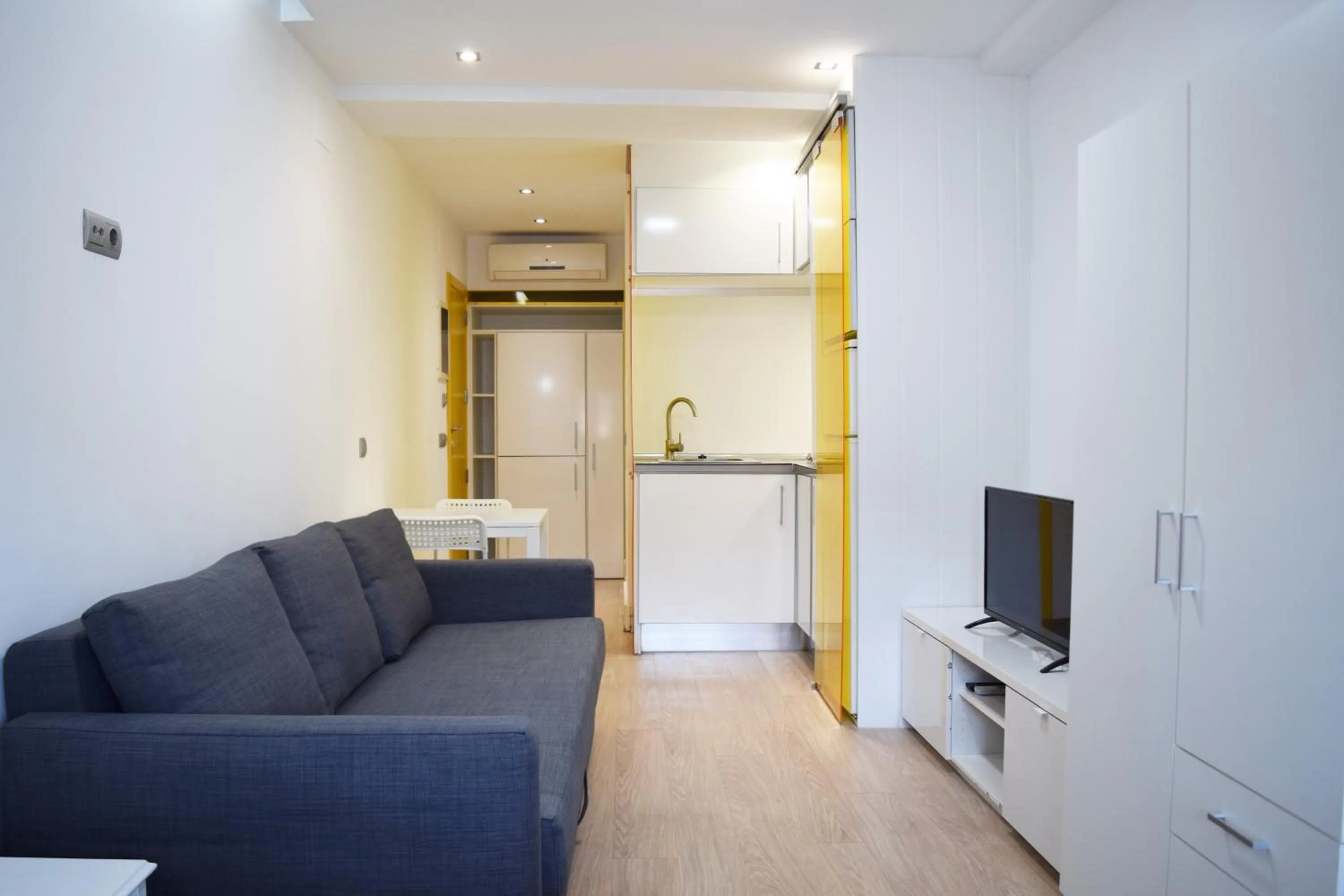 Kitchen or kitchenette in Hotel Mirablau