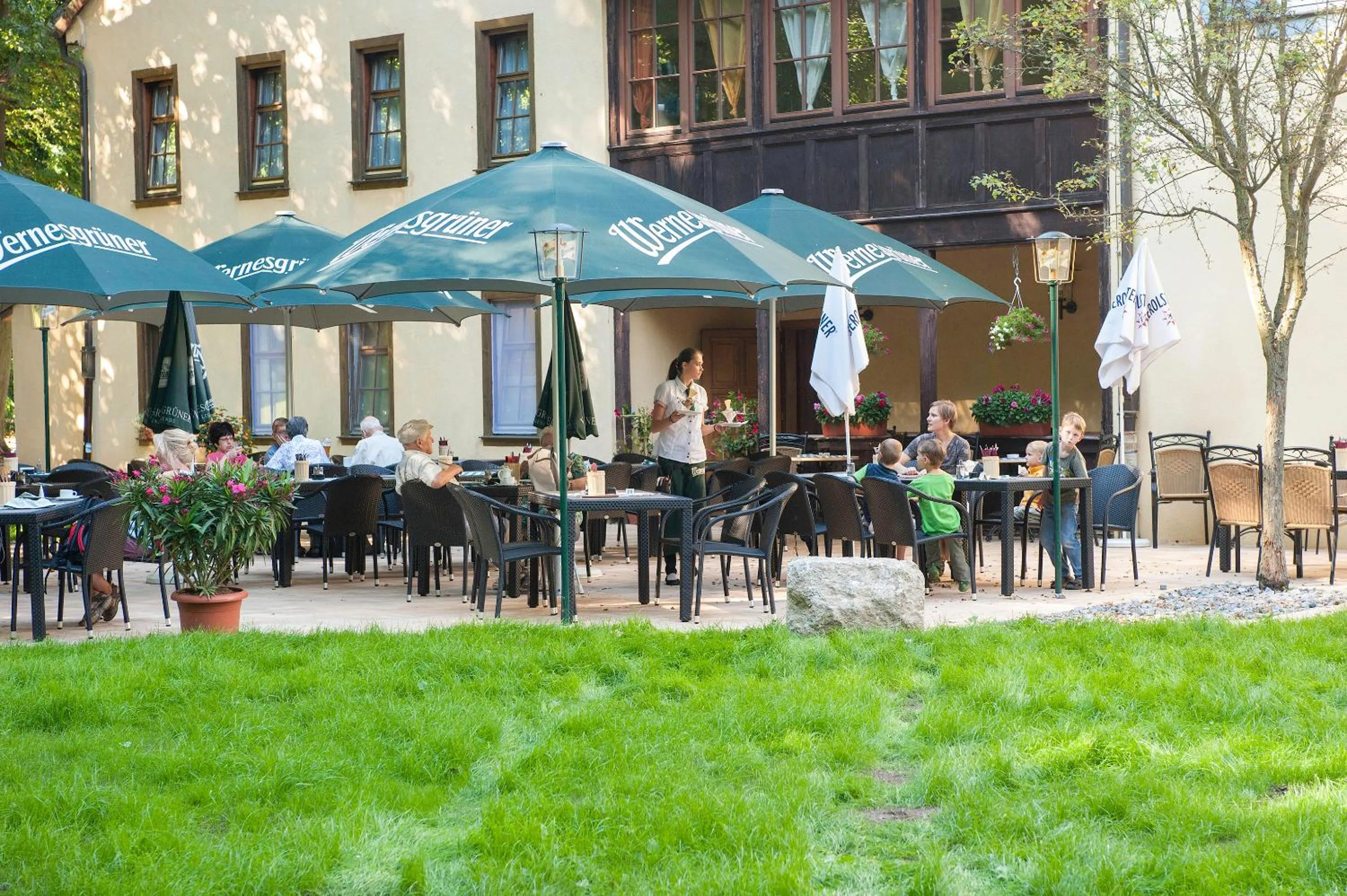 Balcony/Terrace in Hotel Zum Herrenhaus