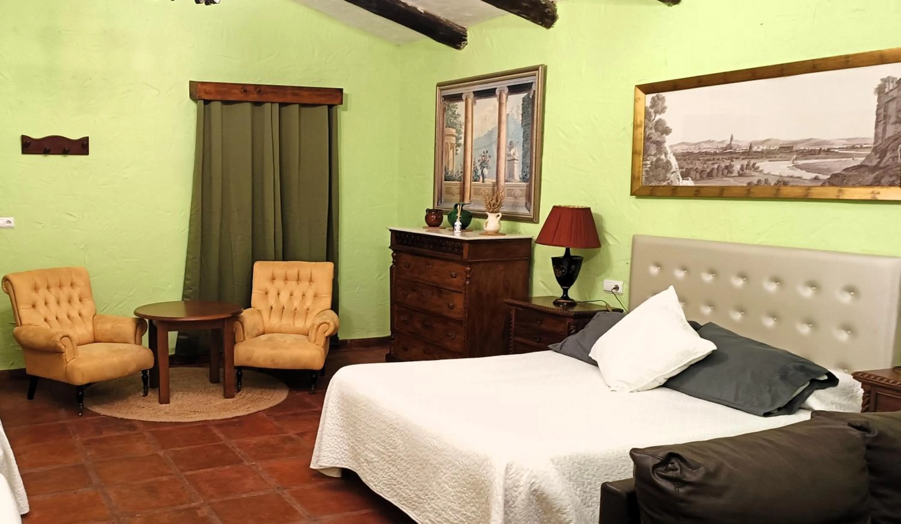 Decorative detail, Bed in Hotel Restaurante Las Buitreras