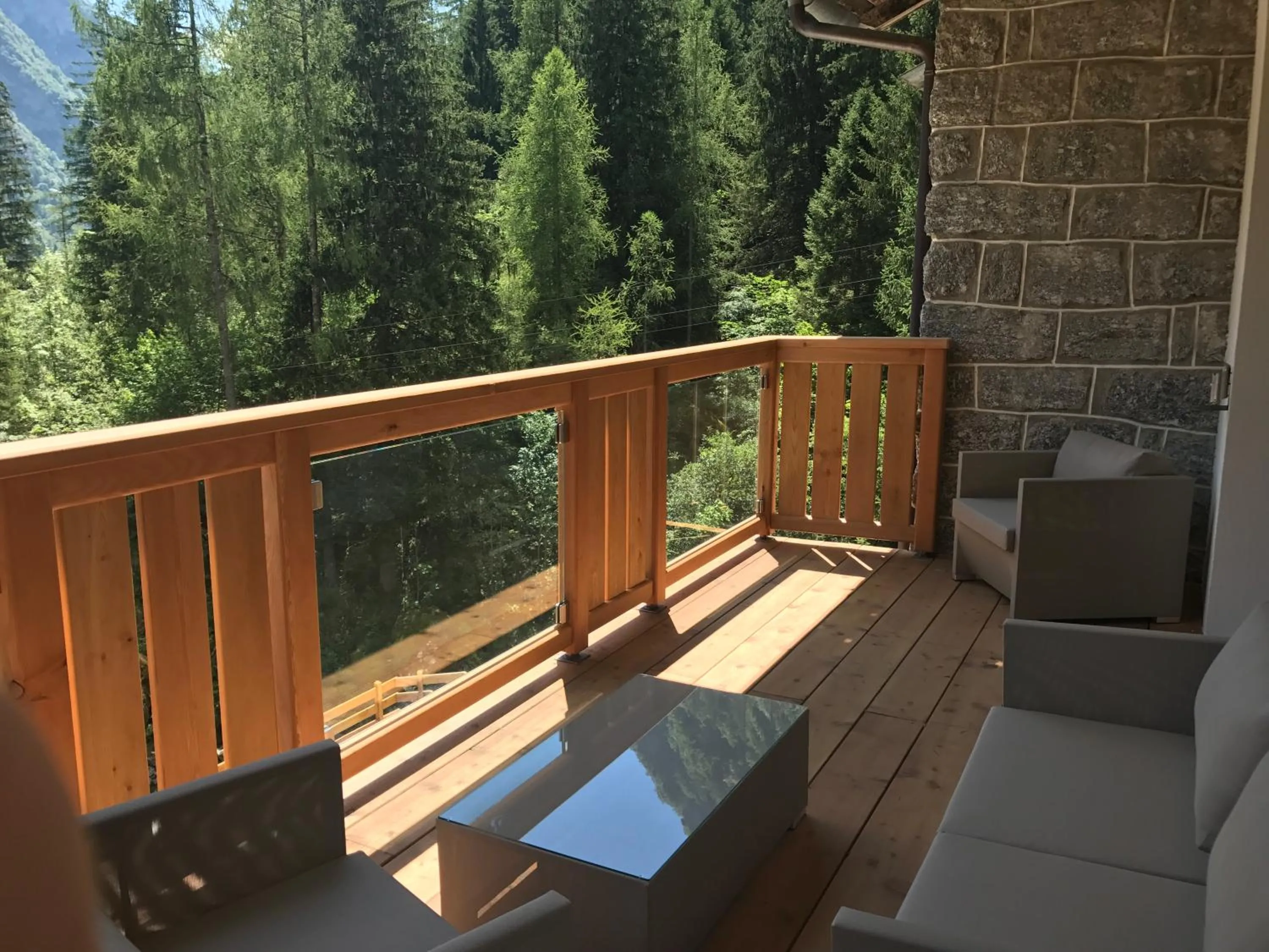 Sauna in Hotel Le Cime