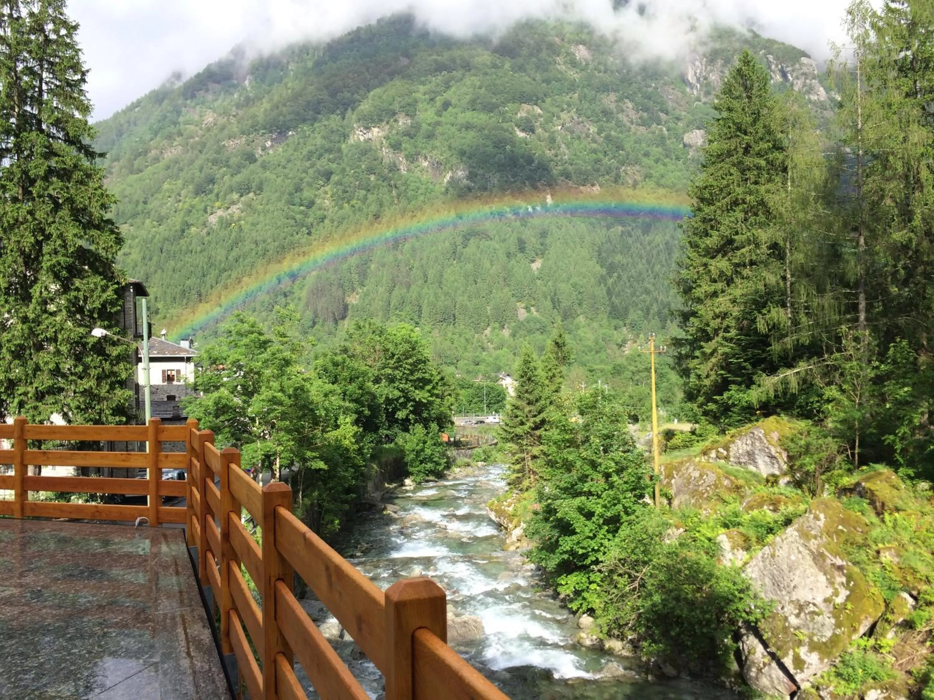 Mountain view in Hotel Le Cime