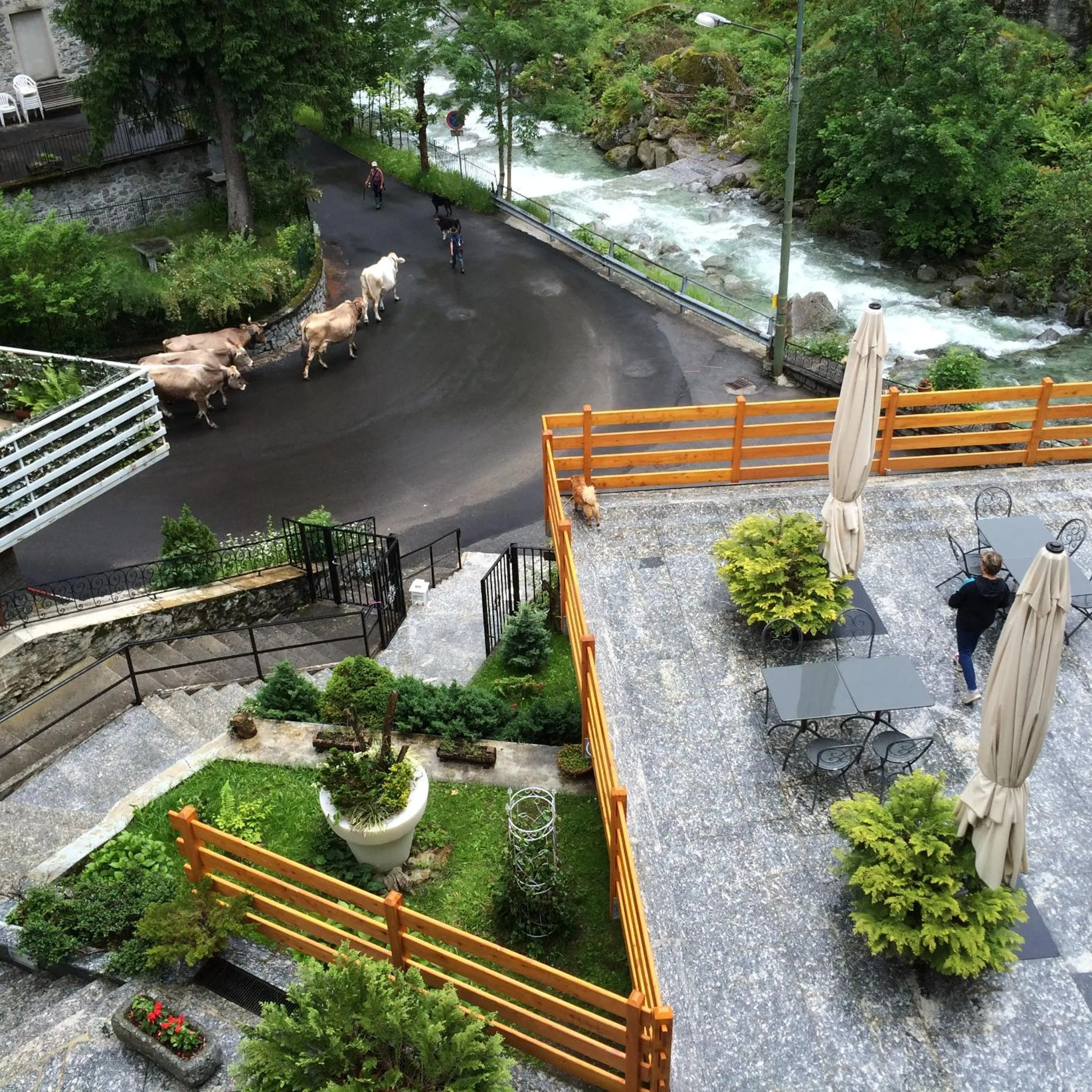 Bird's eye view in Hotel Le Cime