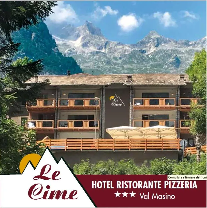 Facade/entrance in Hotel Le Cime